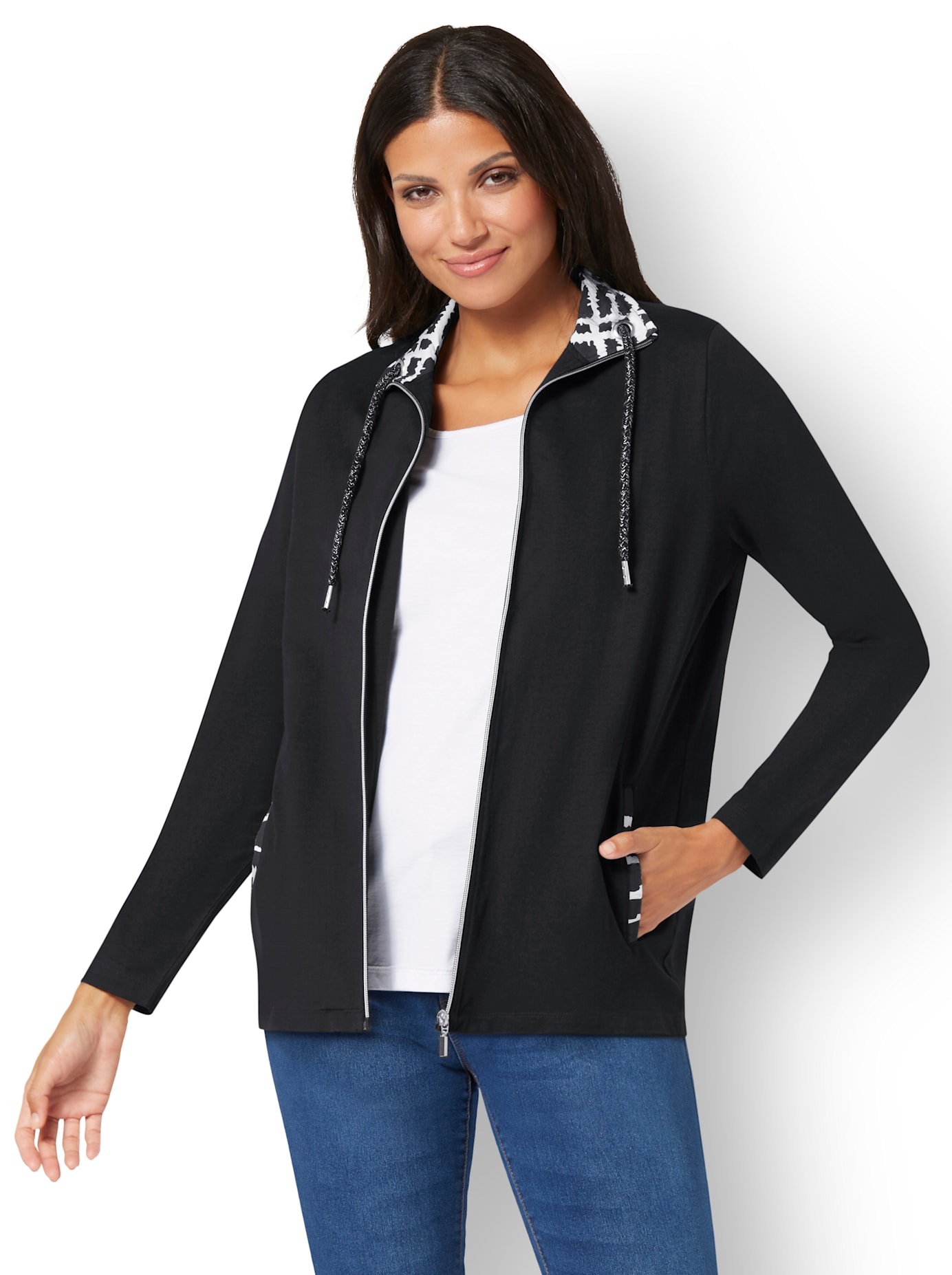 Classic Basics Shirtjacke "Shirtjacke" 1 Stk. tlg. günstig online kaufen