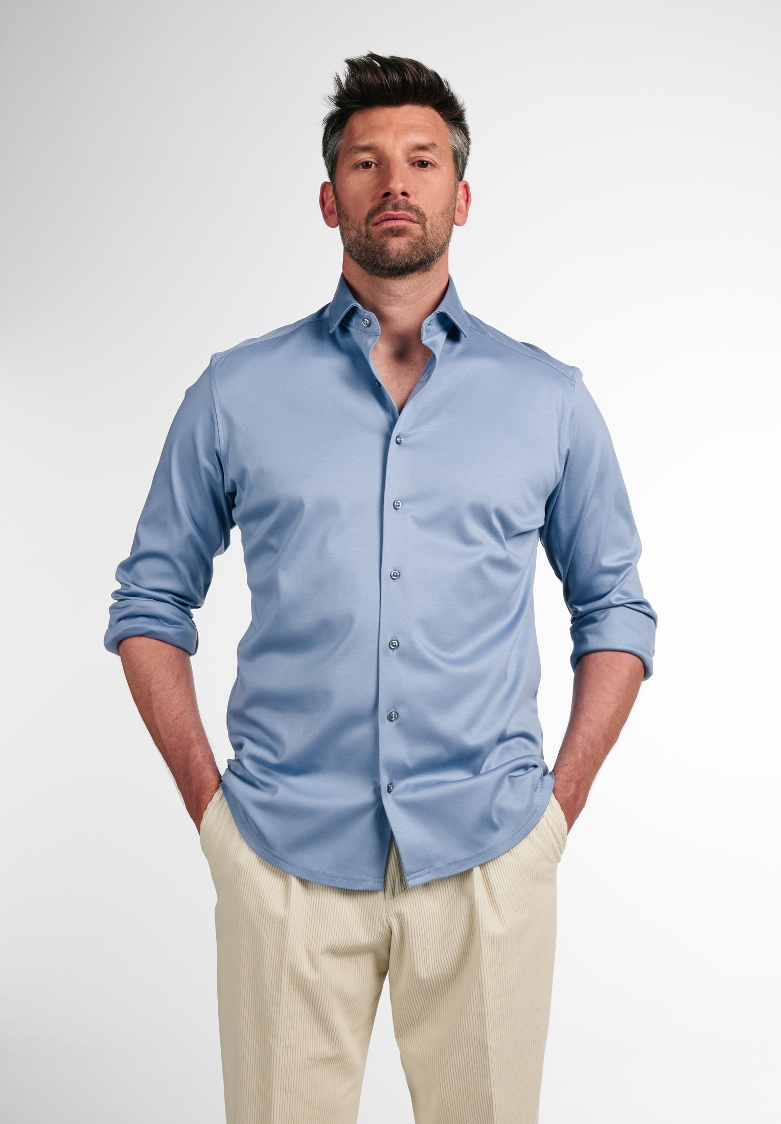 Eterna Langarmhemd "MODERN FIT" NON IRON (bügelfrei) günstig online kaufen