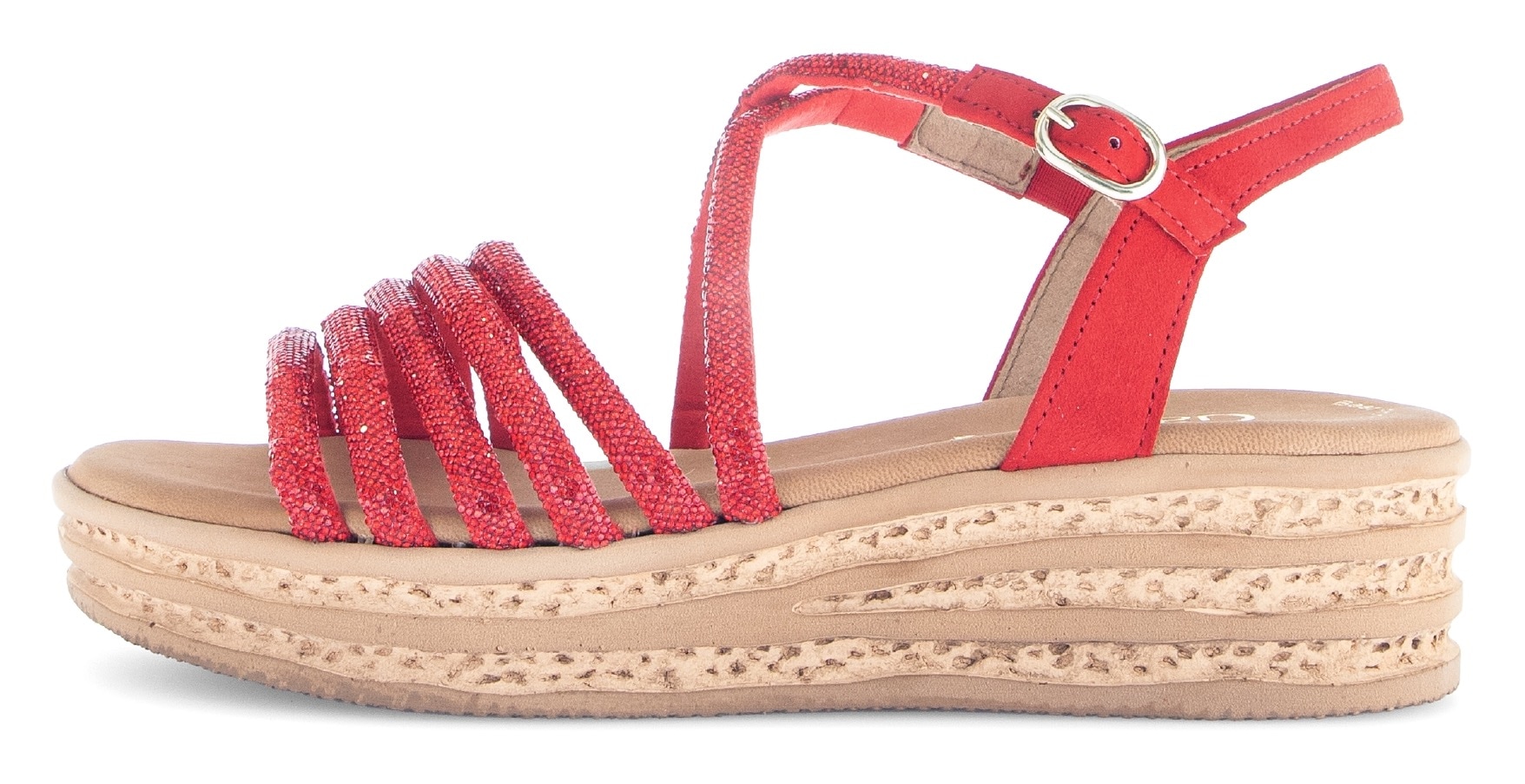 Gabor Keilsandalette, Plateau, Sommerschuh, Riemchensandale mit Best Fitting-Ausstattung