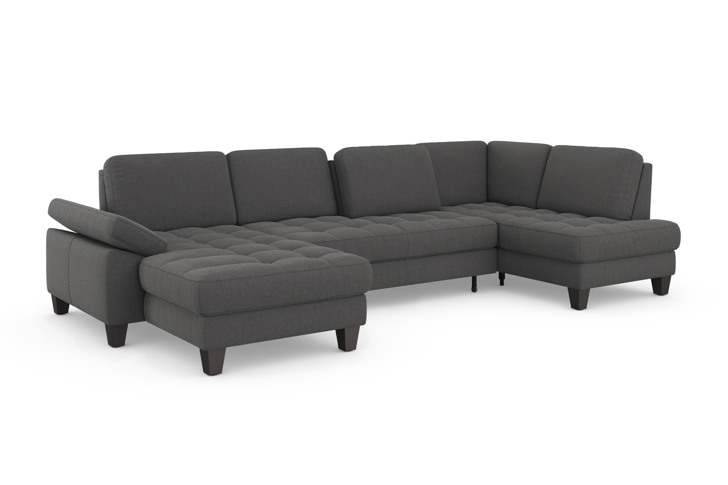 sit&more Wohnlandschaft »Westham U-Form«, wahlweise mit Bettfunktion, Bettkasten, Sitztiefenverstellung