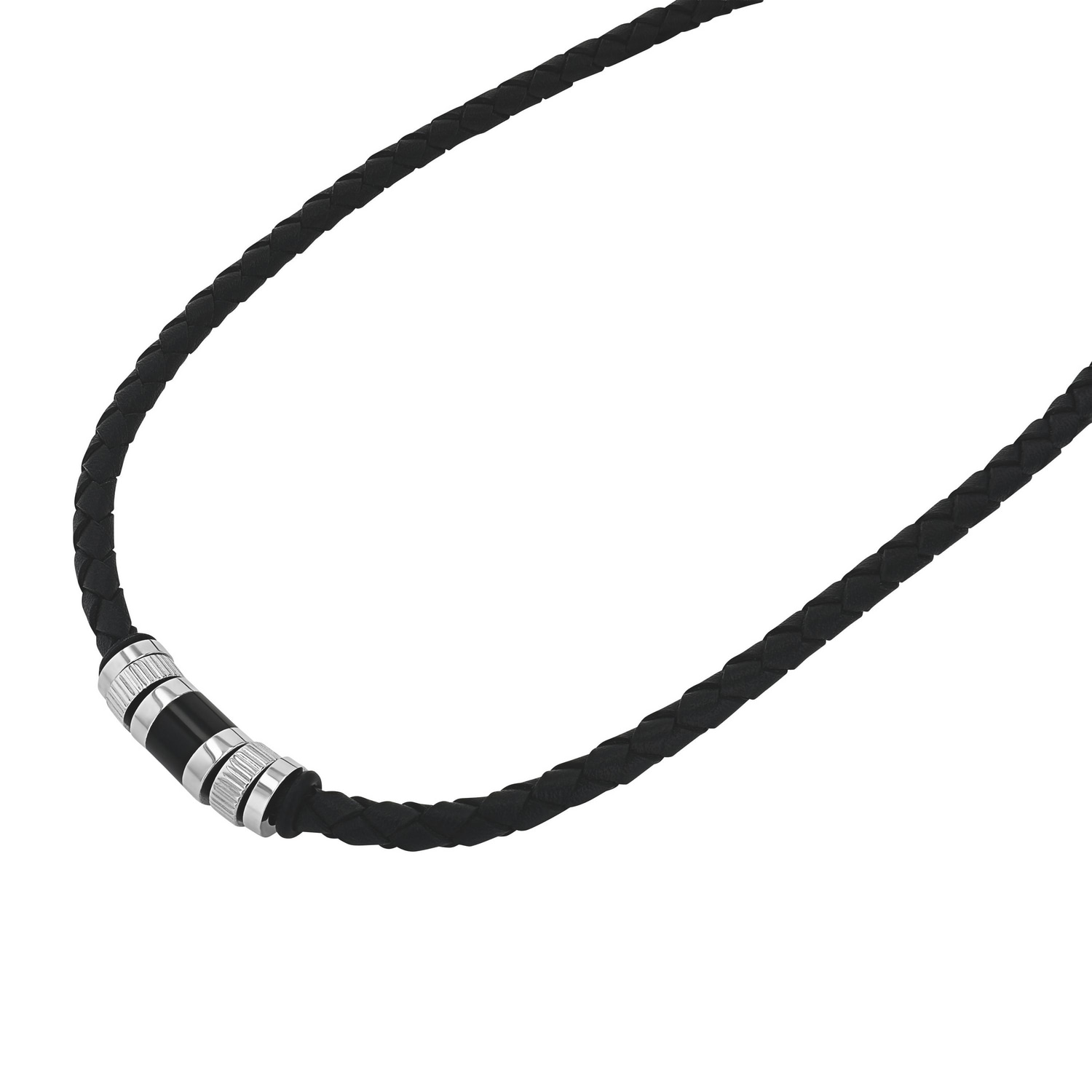 TOM TAILOR Kette mit Anhänger »Schmuck Geschenk Edelstahl Leder Kautschuk«