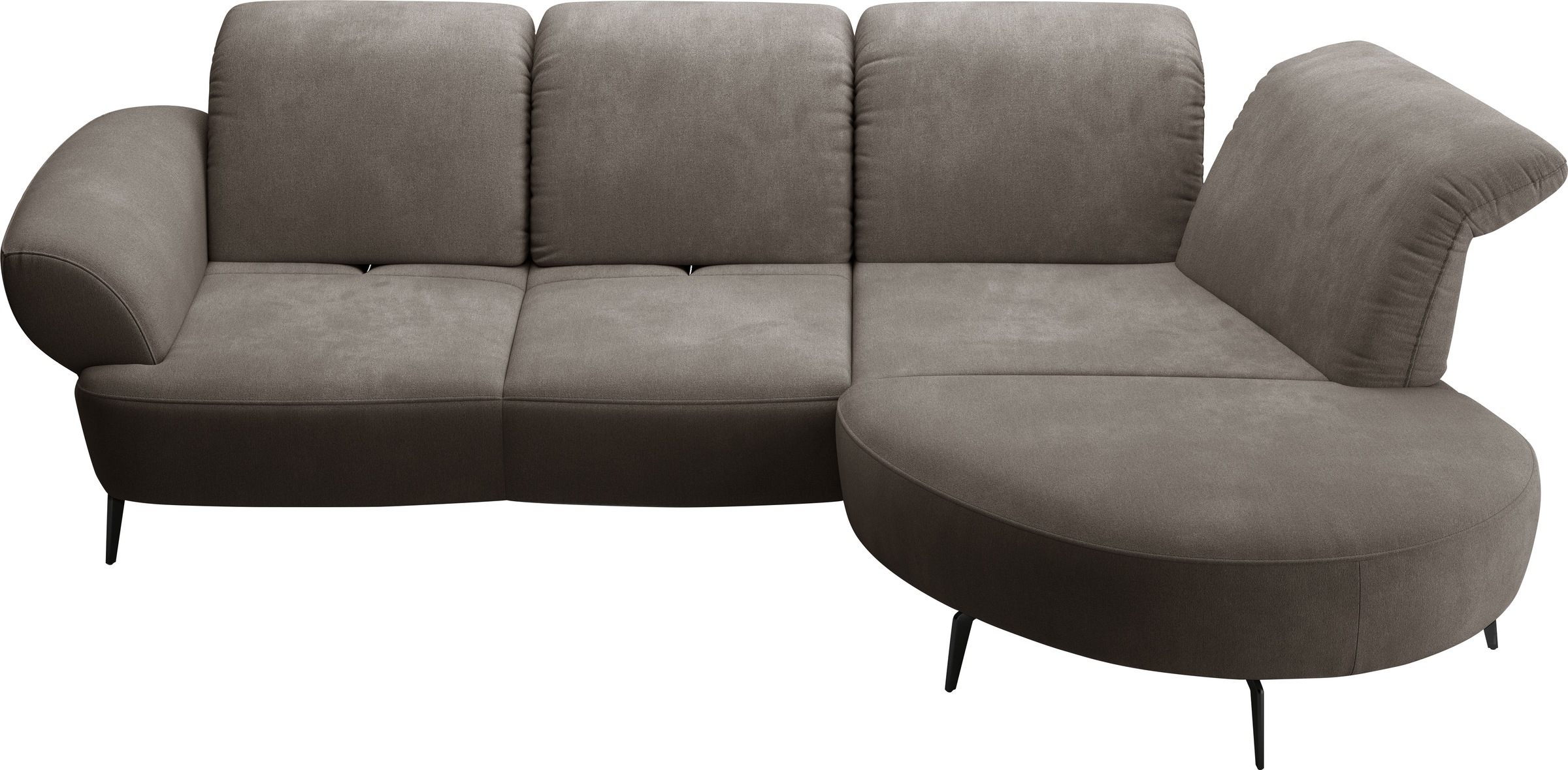 sit&more Ecksofa »Dance«, inkl.System Click&Seat und Sitztiefenverstellung