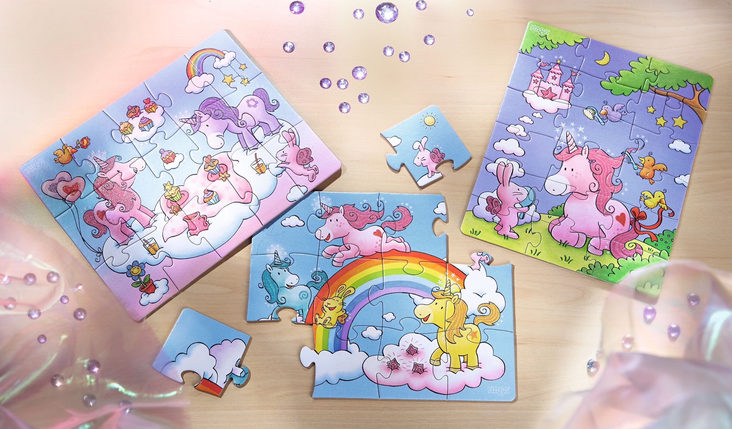 Haba Puzzle »Einhorn Glitzerglück«