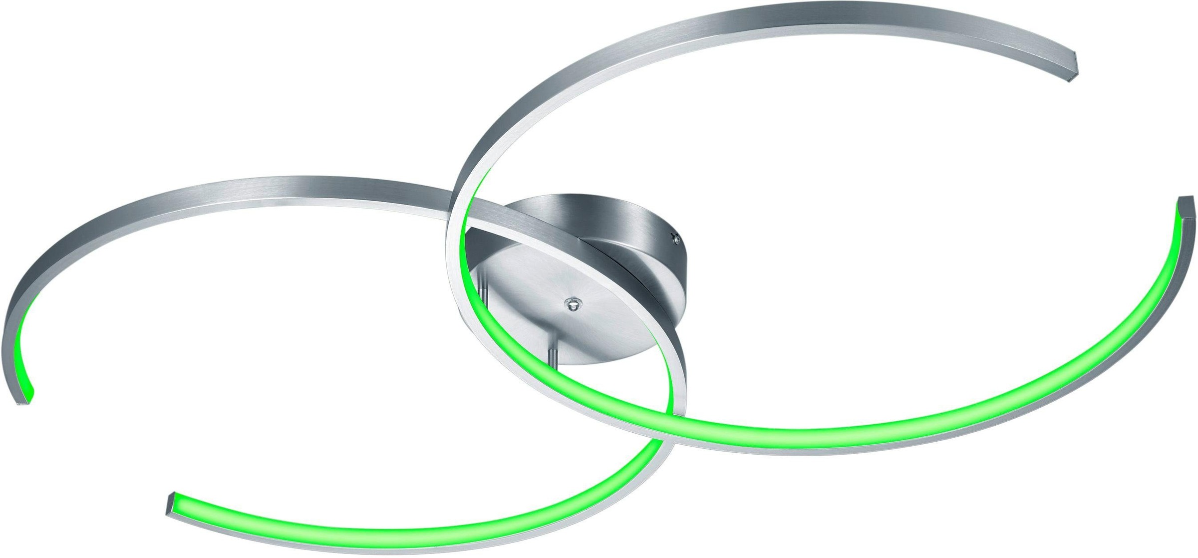 TRIO Leuchten LED Deckenleuchte »CITIZEN«, 2 flammig, Leuchtmittel LED-Board | LED fest integriert, WiZ Smarthome Deckenleuchte App Steuerung