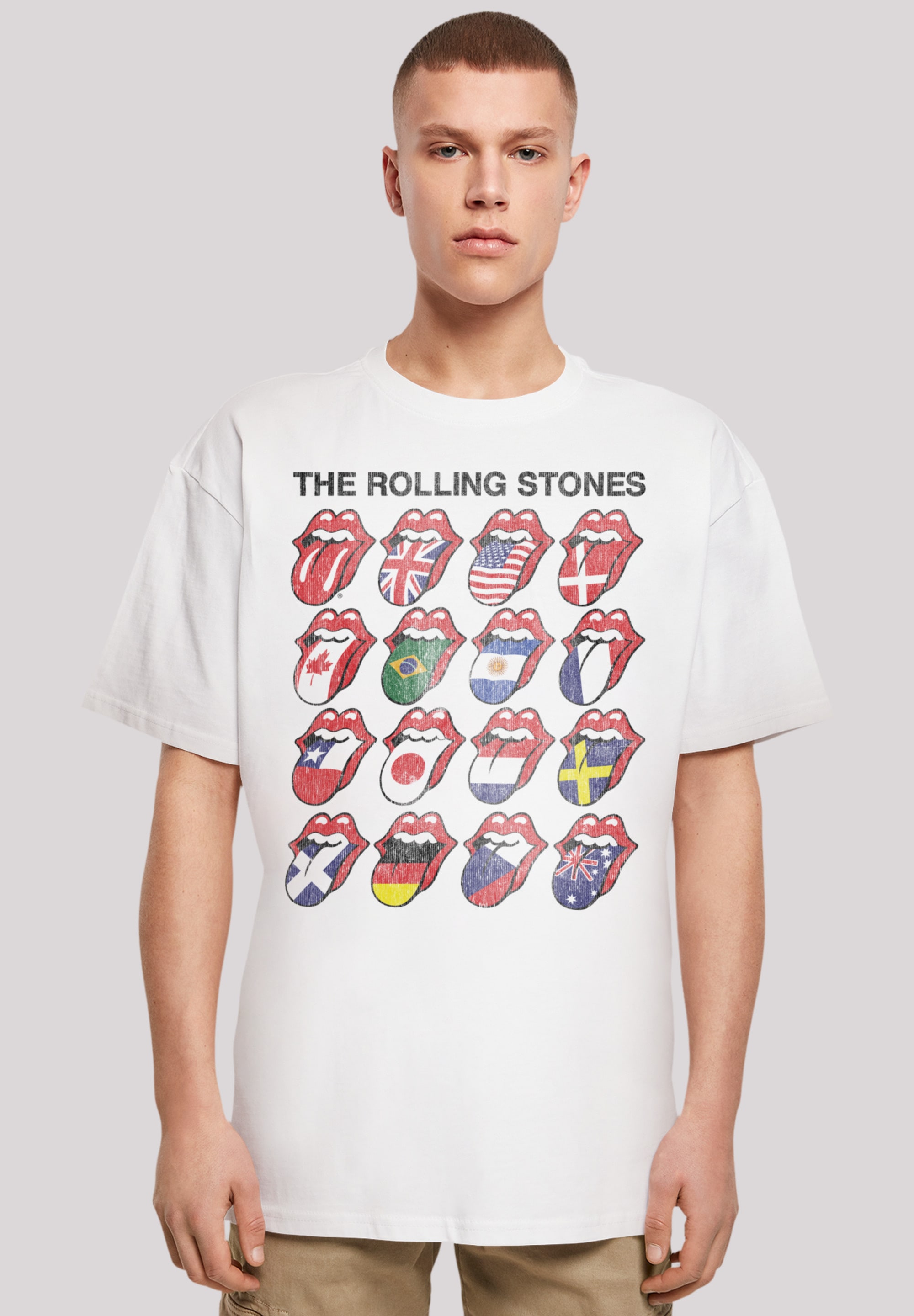 F4NT4STIC T-Shirt "The Rolling Stones Voodoo Lounge Tongues", Musik, Band, günstig online kaufen