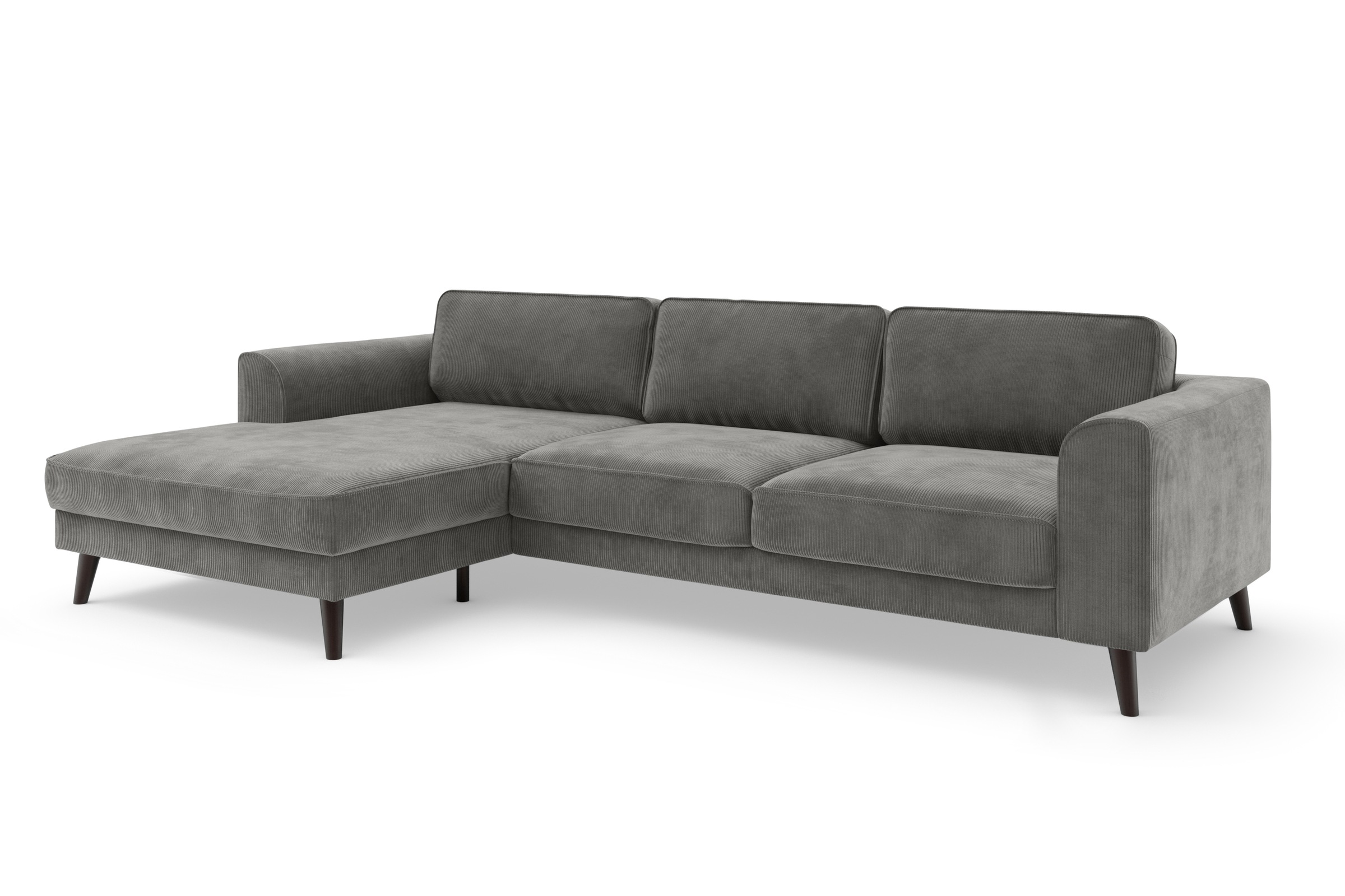 TRENDMANUFAKTUR Ecksofa »Lumber Jack, elegantes Designsofa, zeitlos modern, hoher Sitzkomfort«, wahlweise mit Bettfunktion u. Bettkasten, L-Form