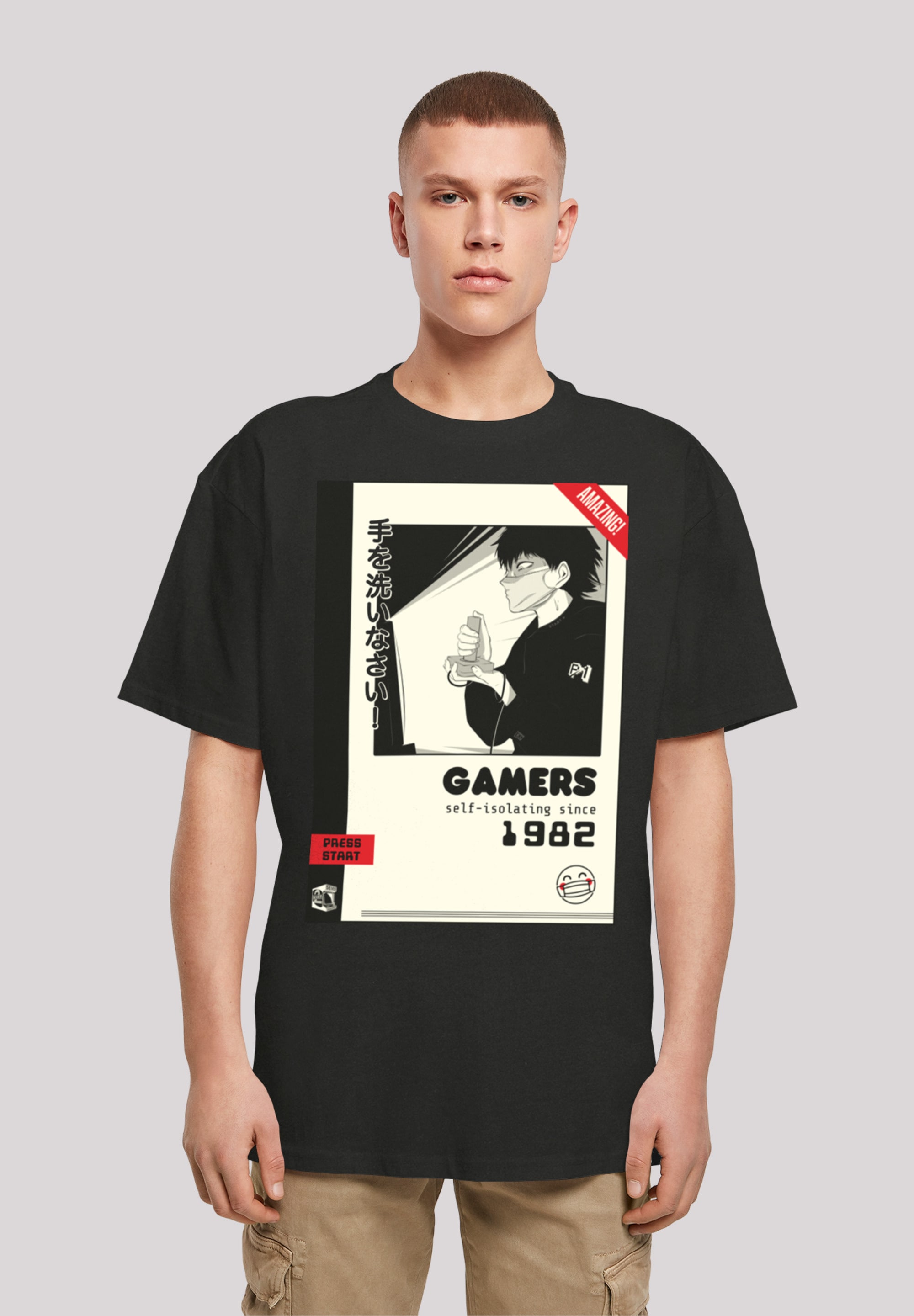 F4NT4STIC T-Shirt "selfisolating since 1982 Retro Gaming SEVENSQUARED", Pri günstig online kaufen