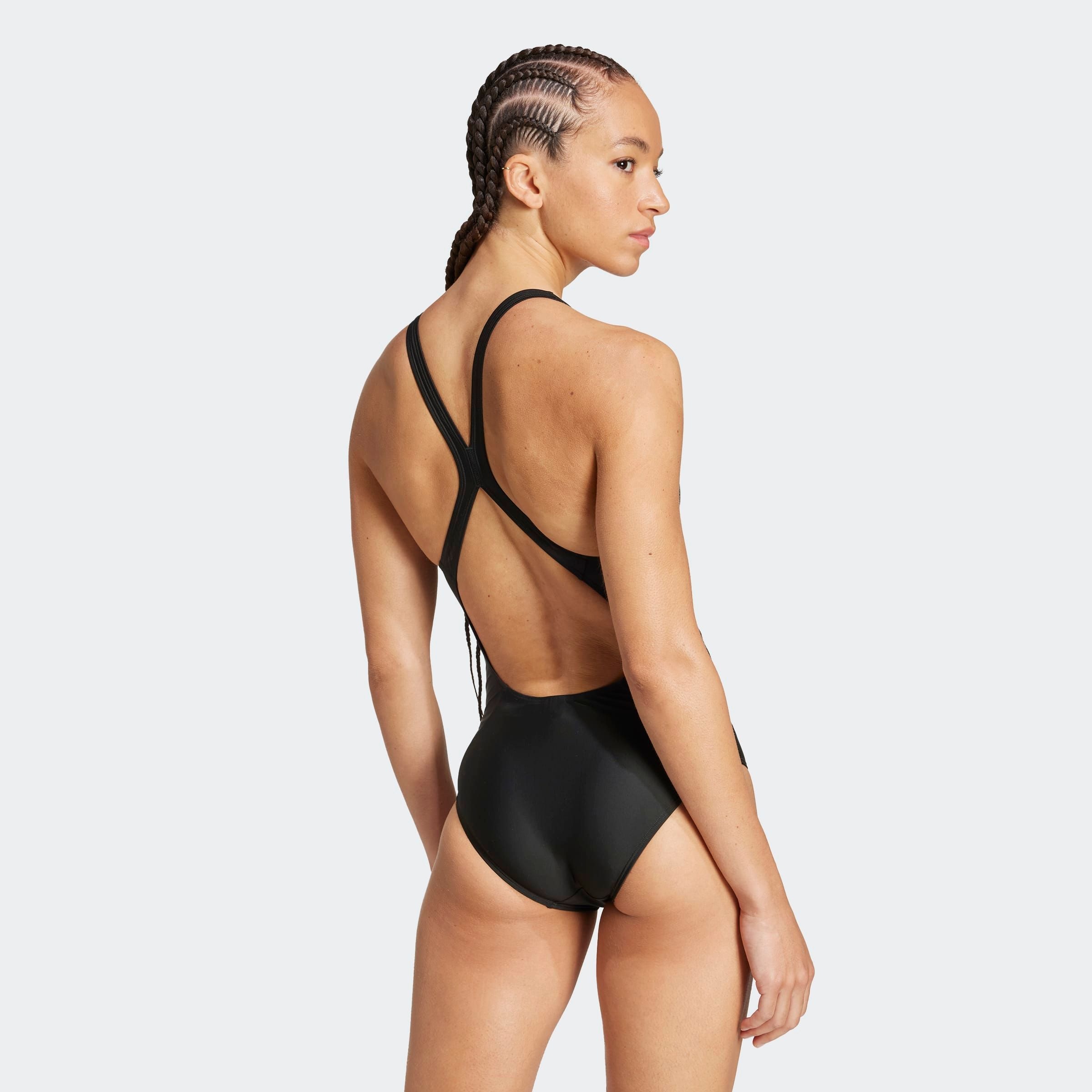 Adidas Maillot de bain femme dos en V noir   40 4