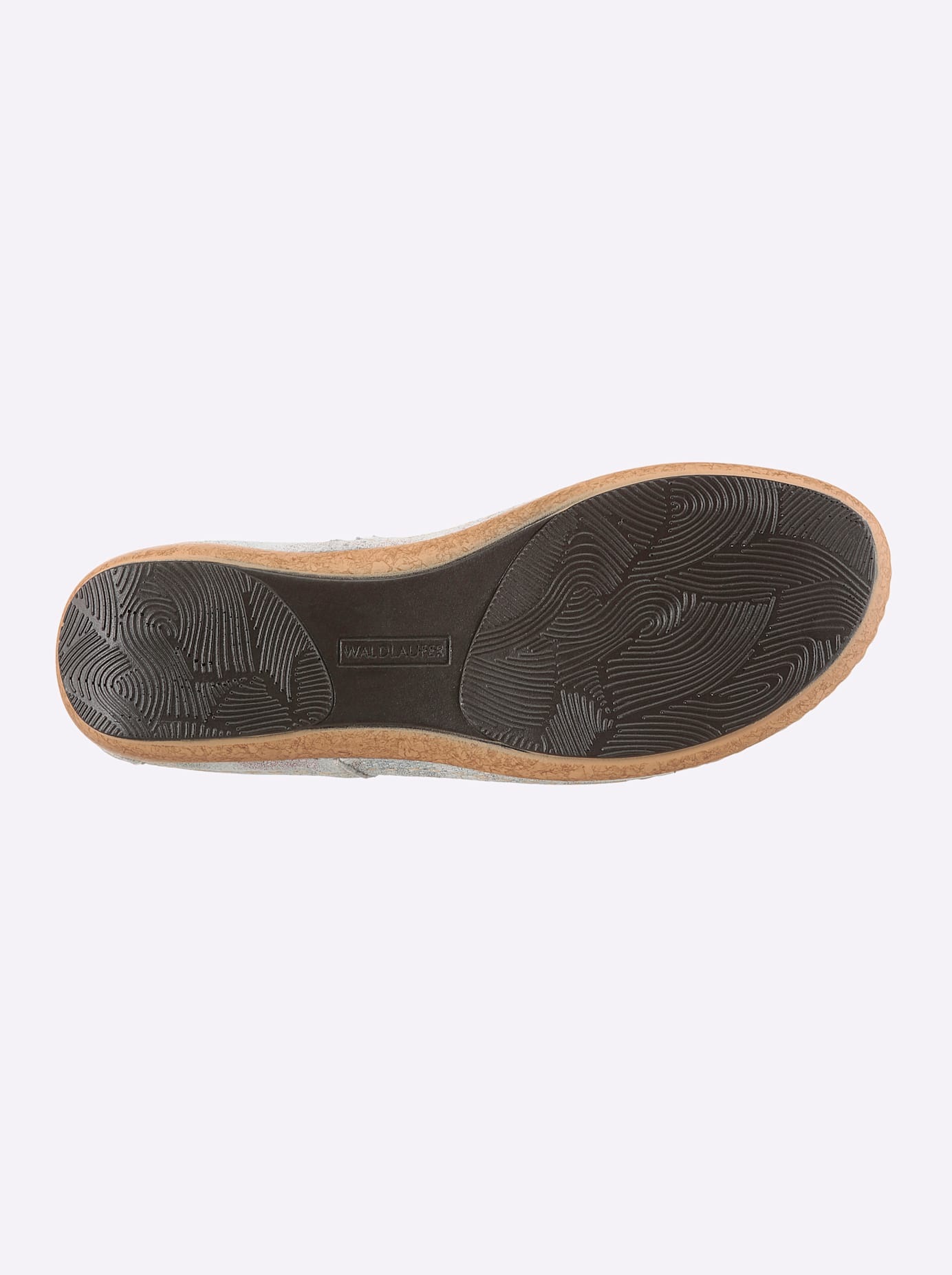 Sandalette WALDLÄUFER, Damen, Gr. 4,5, elfenbein, gemustert, Nubukleder, Schuhe Sandalette 3
