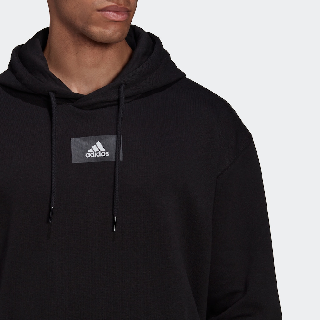 adidas Sportswear Kapuzensweatshirt »ESSENTIALS FEELVIVID COTTON FLEECE DROP SHOULDER HOODIE«