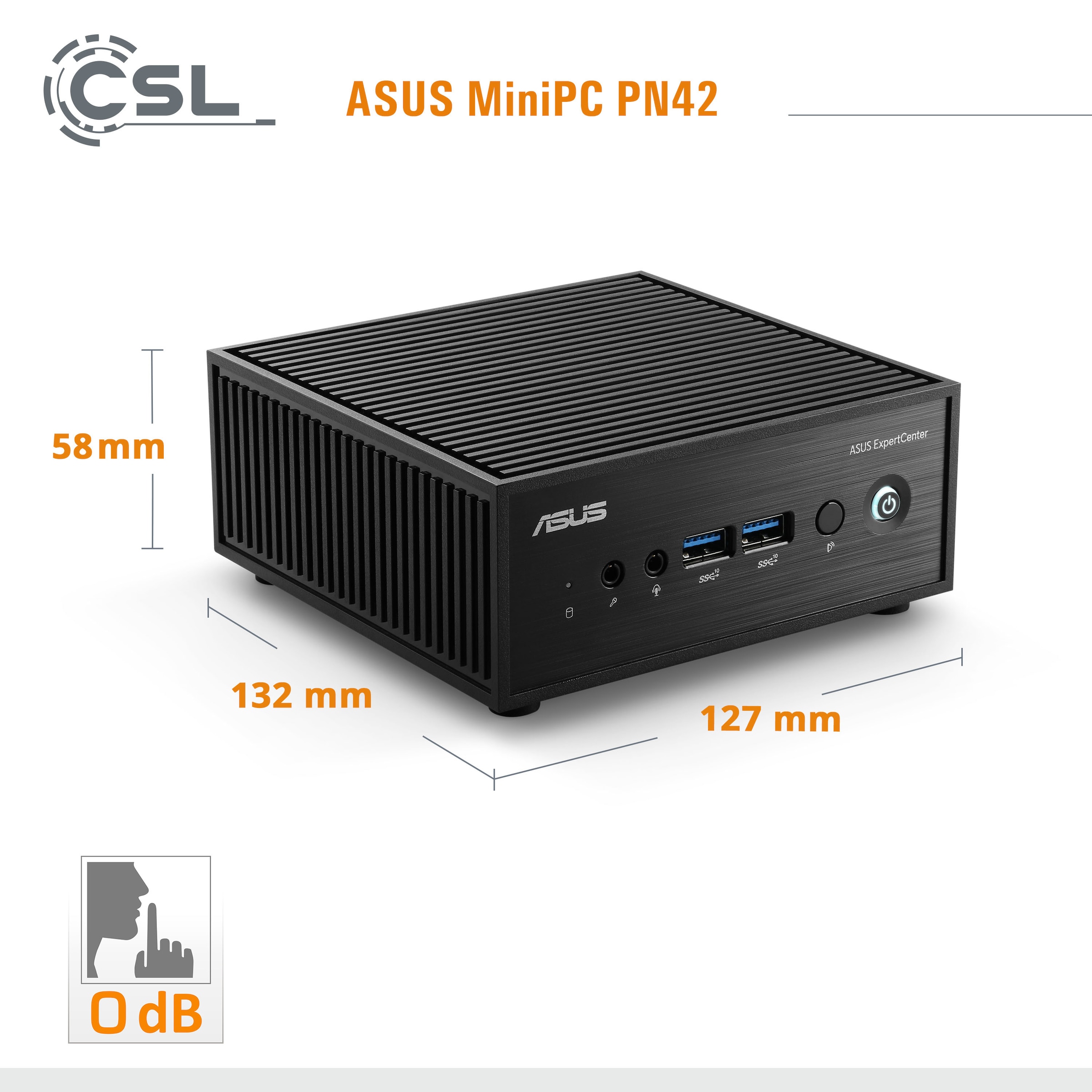 Asus PC »Mini PC ASUS PN42 N100 / 4000 GB M.2 SSD / 32 GB RAM / Windo 11 Home«