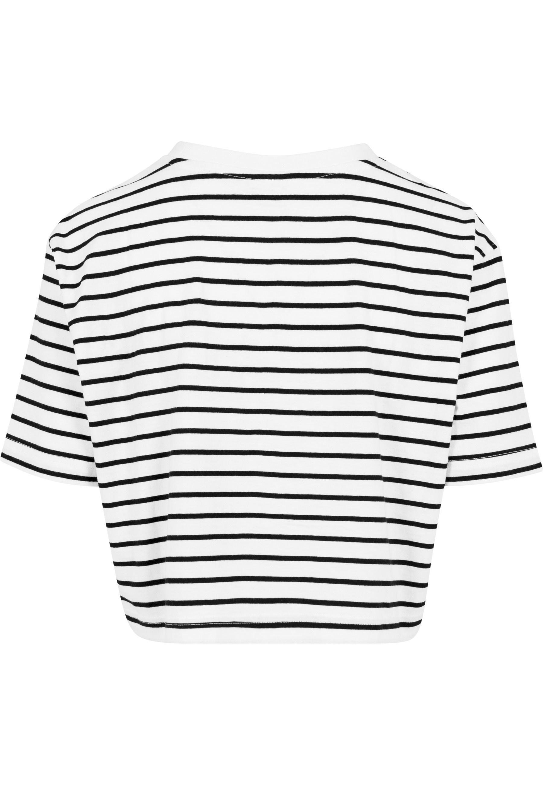 URBAN CLASSICS Kurzarmshirt "Urban Classics Damen Ladies Short Striped Over günstig online kaufen