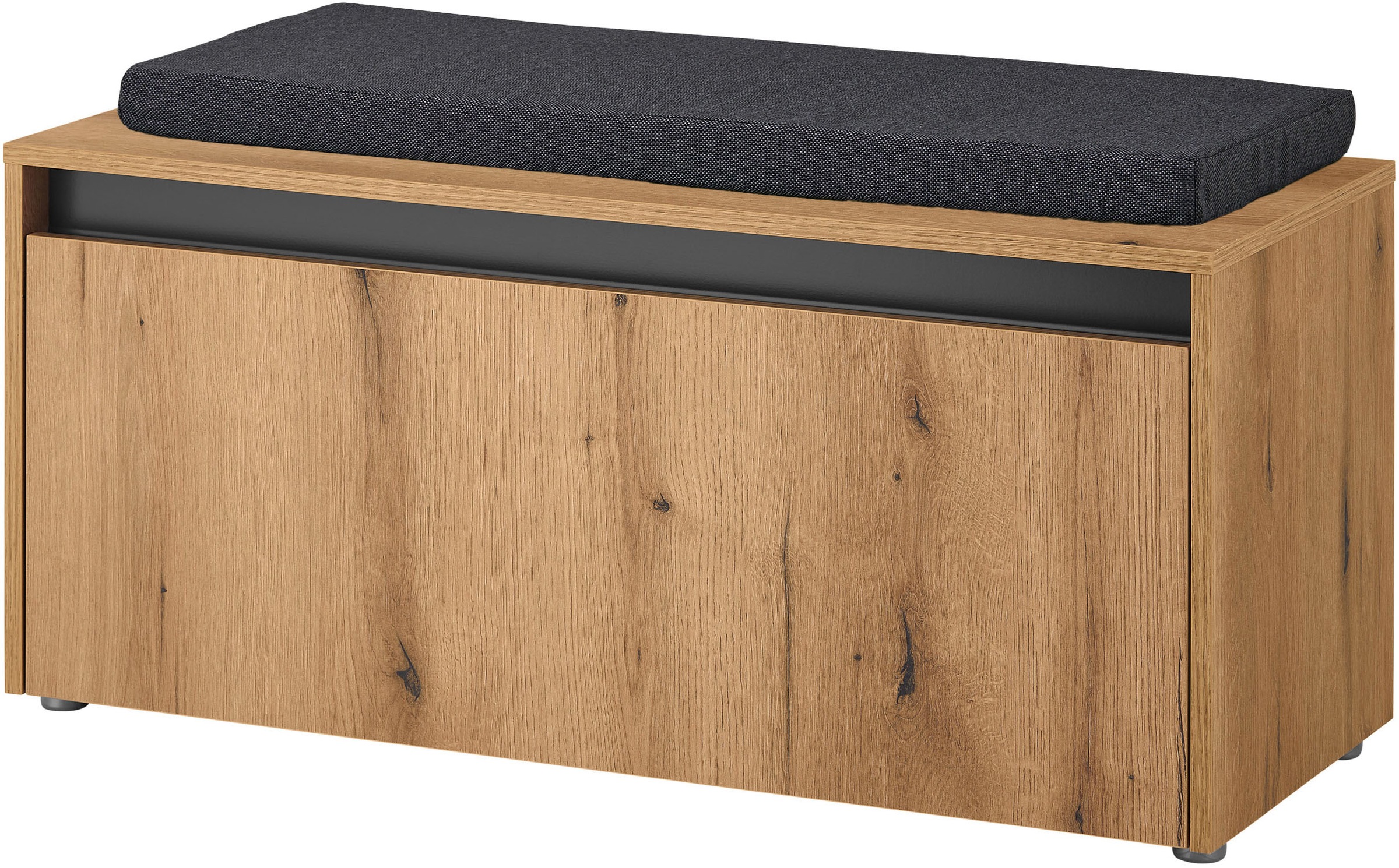 INOSIGN Polsterbank »GiRON/CiTY, Garderobenbank mit Klappe, Sitzbank in vier Farben«, (2 St.), viel Stauraum, Platz für ca. 8 Paar Schuhe, 100 cm breit