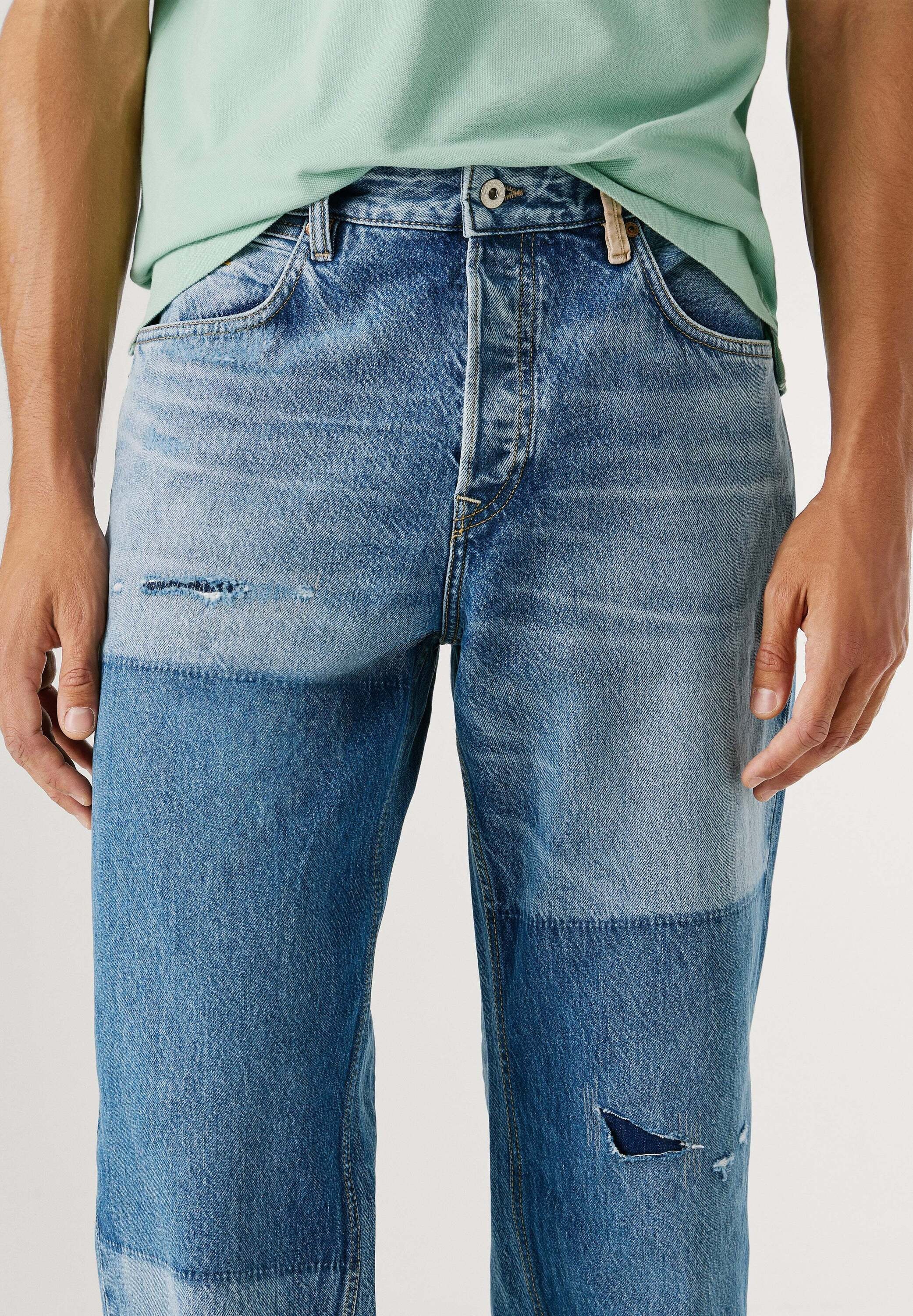 Pepe Jeans Relax-fit-Jeans »relaxed fit jeans LOOSE TAPERED JEANS HELIX CONTRAST«