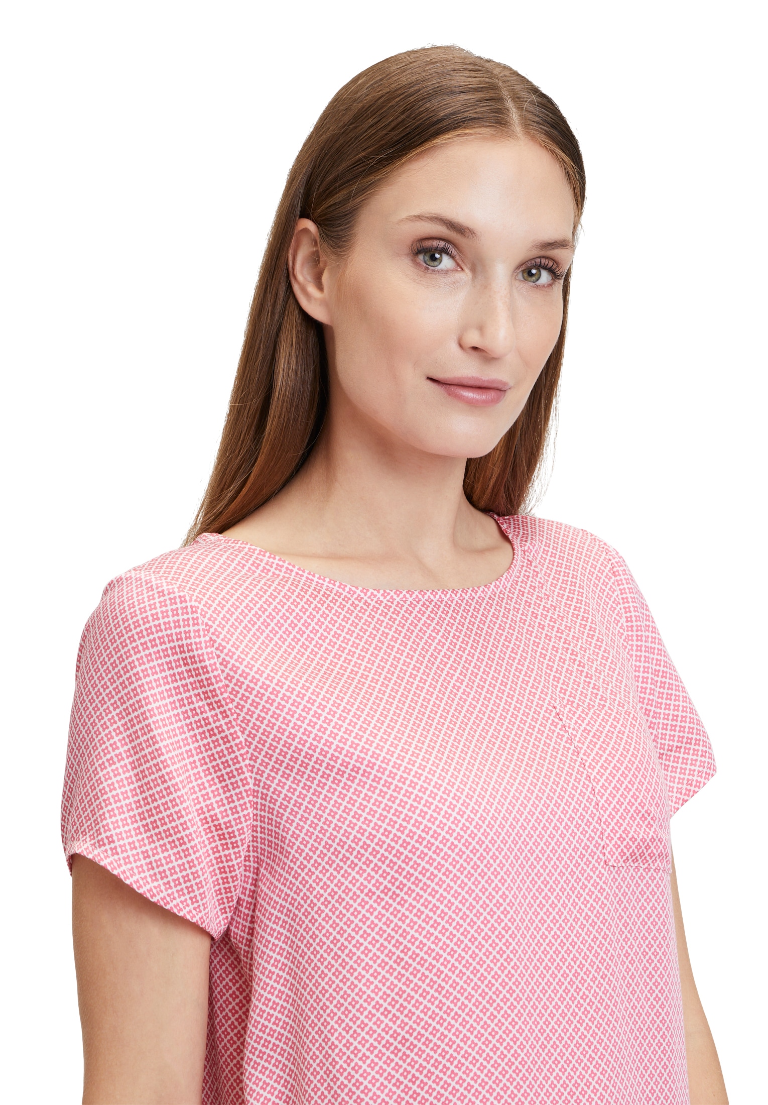 Cartoon Schlupfbluse »Cartoon Damen Schlupfbluse mit aufgesetzter Brusttasche«