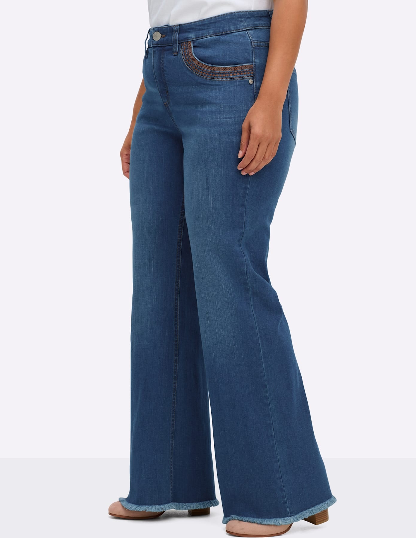 Sheego Bootcut-Jeans, (1 tlg.)