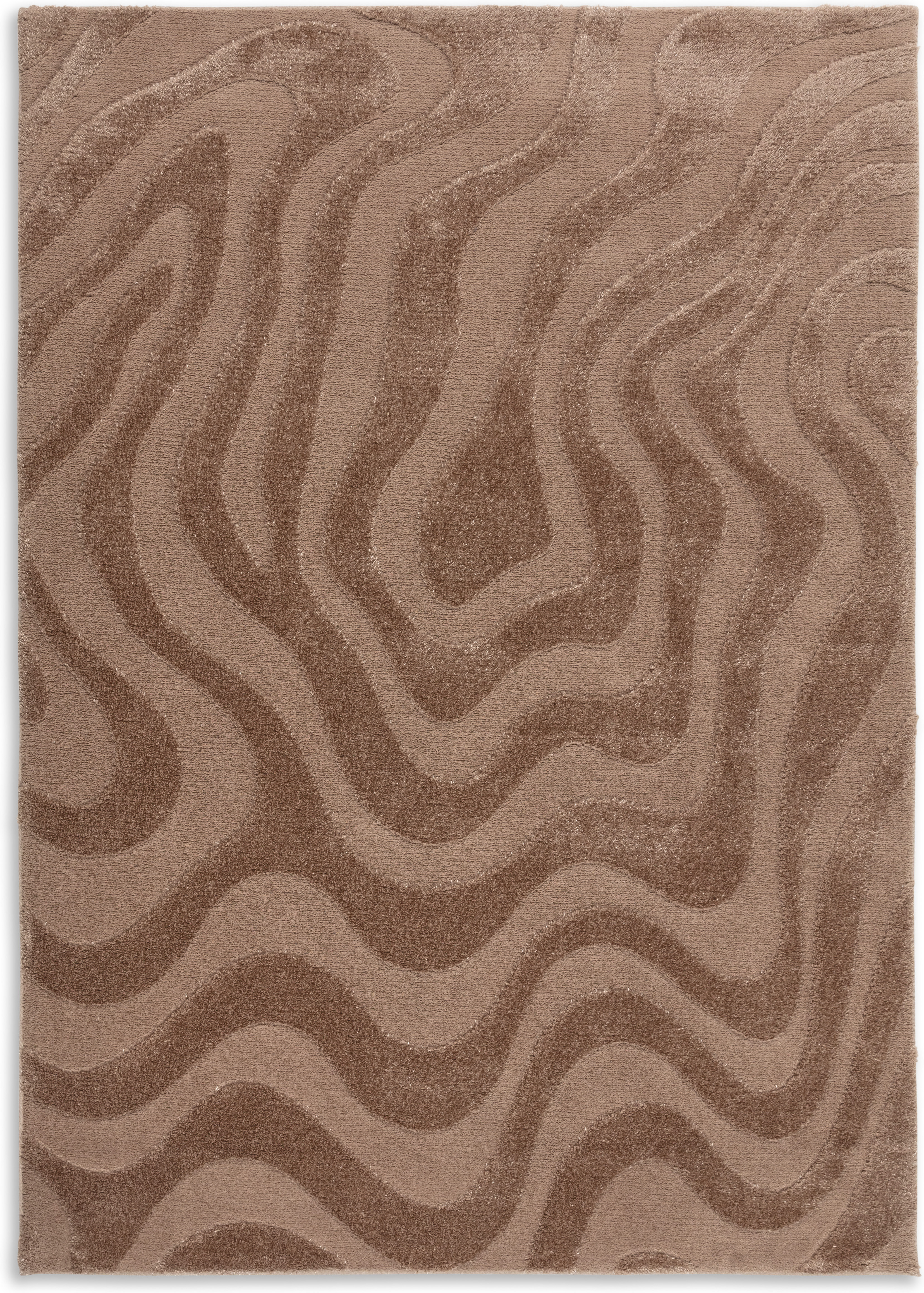 SCHÖNER WOHNEN-Kollektion Teppich "Blaze 251" rechteckig 28 mm Höhe Indoor, pflegeleicht, verschiedene Formen, Hoch Tief Struktur