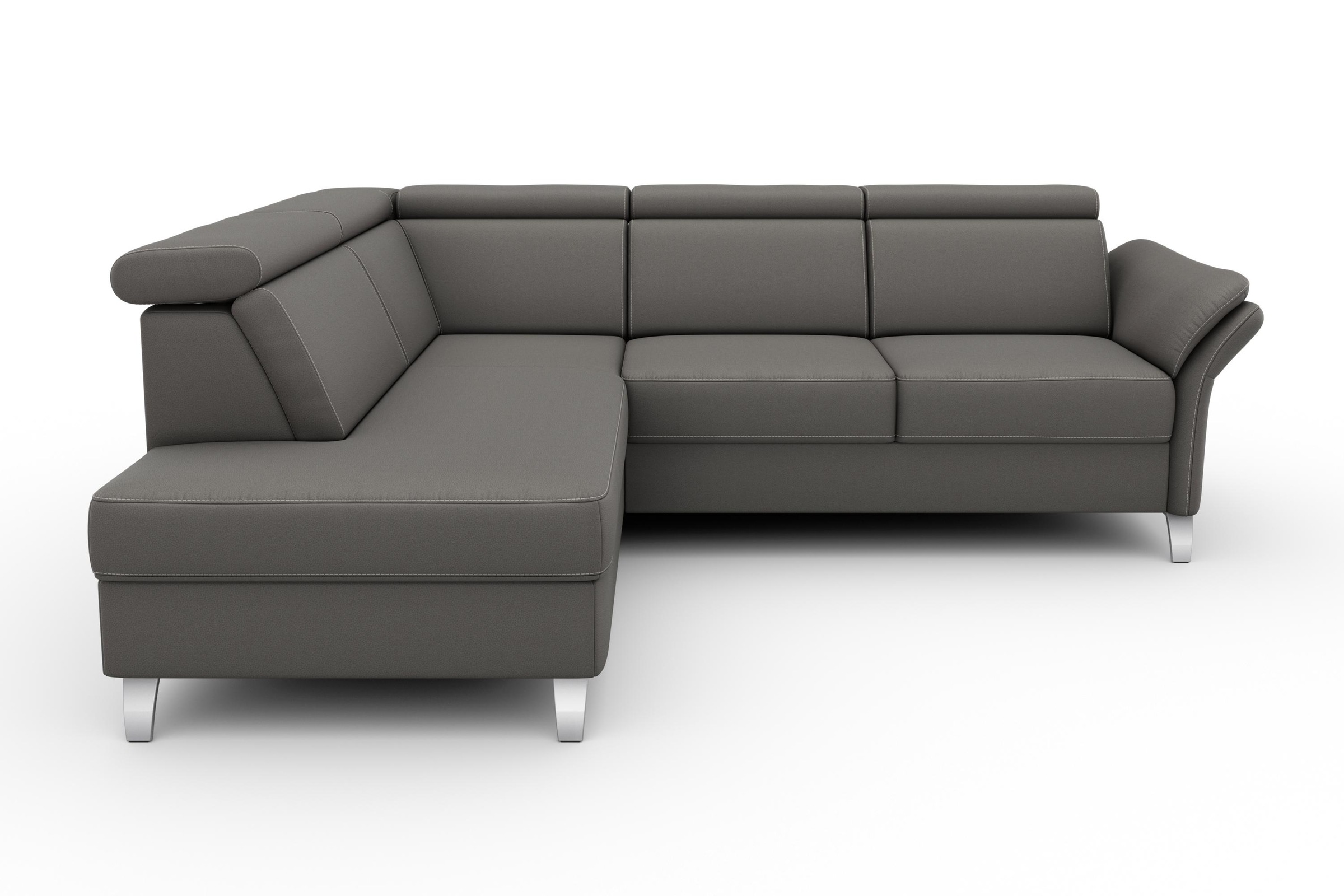 sit&more Ecksofa "Vincenzo L-Form", inklusive Kopfteilverstellung, wahlweis günstig online kaufen