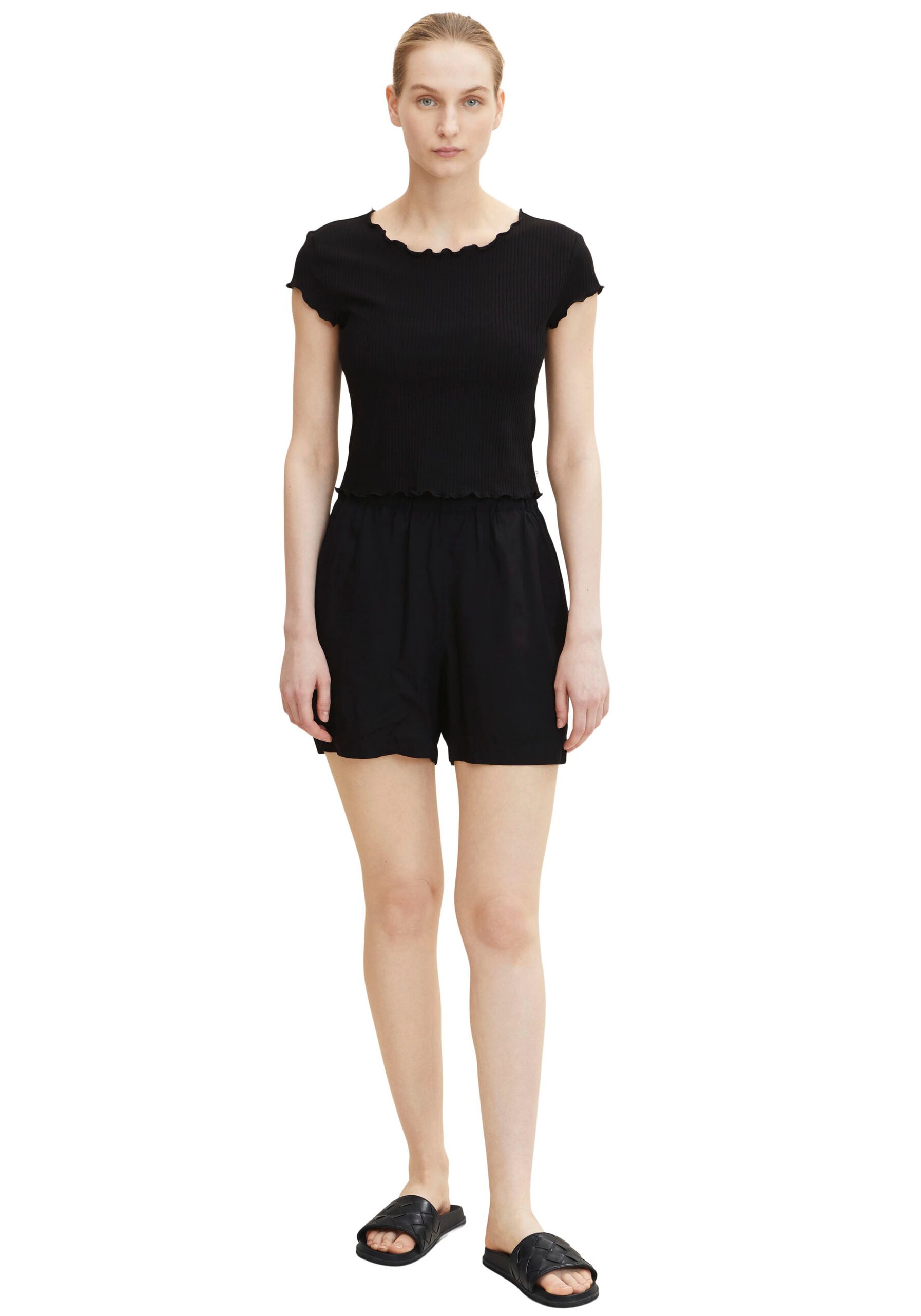 TOM TAILOR Shorts in lässiger Form mit Gummizug