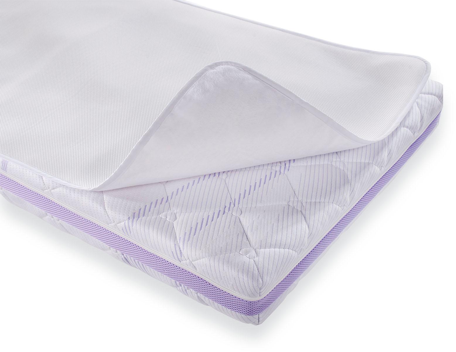 Träumeland 1100000002199 "Airsafe 3D-Nässeschutzauflage, 40x50, 90x200 cm und weiteren Größen" wasserdicht, Allergiker geeignet (Hausstauballergiker), wasserdicht
