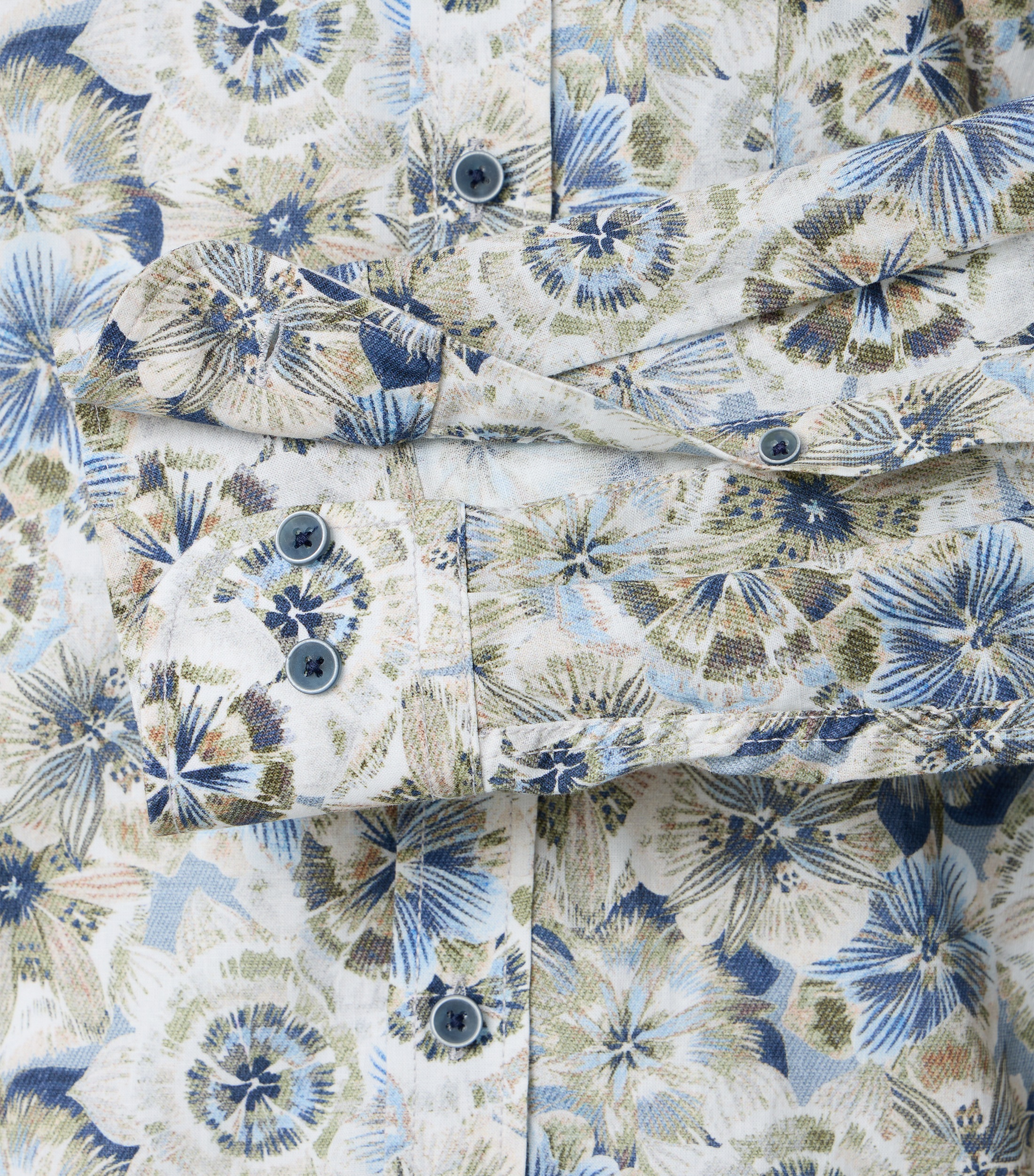 CASAMODA Leinenhemd »CASAMODA Leinenhemd Print«