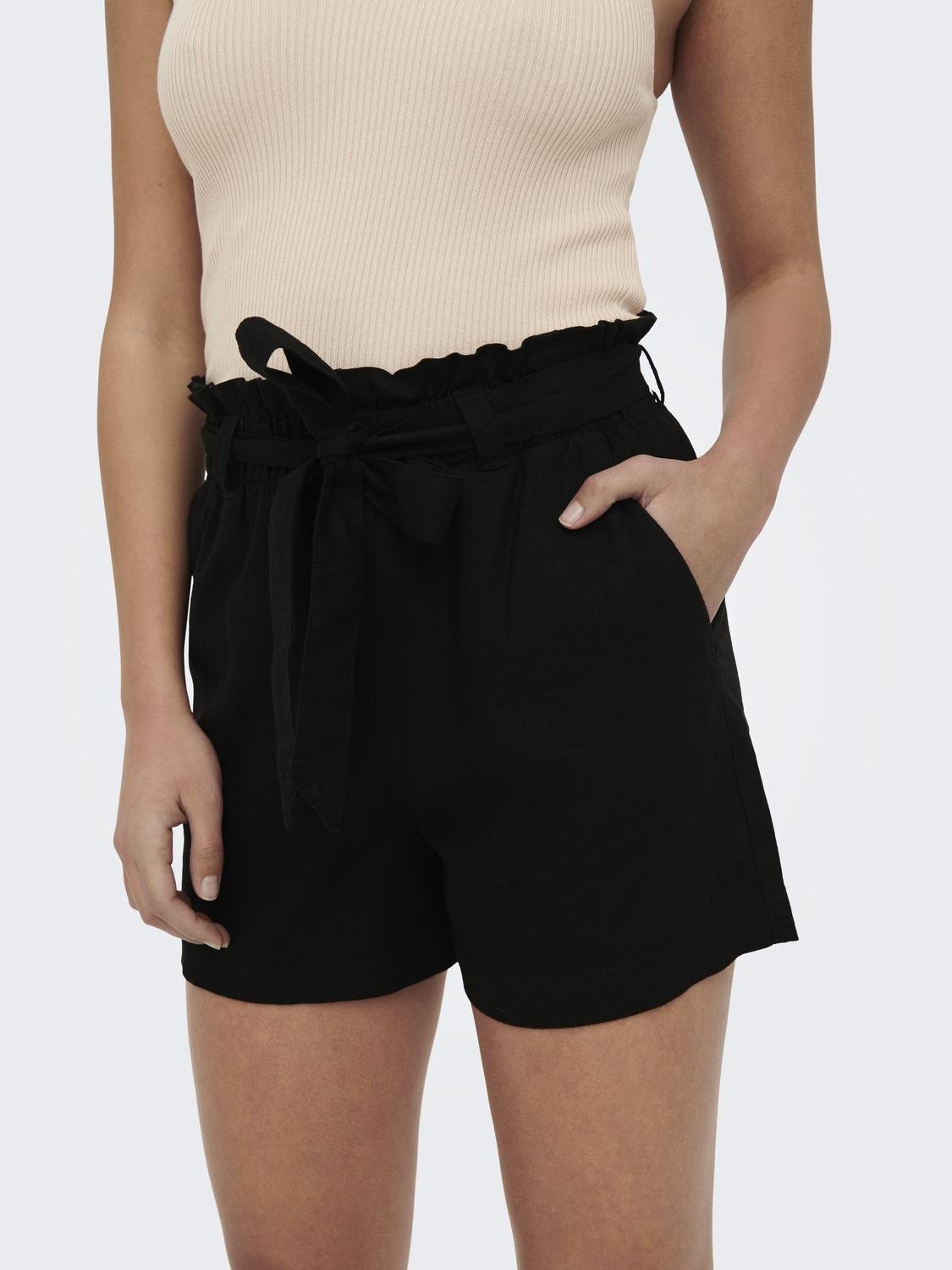 JDY Shorts "JDYSAY MW LINEN SHORTS WVN NOOS" günstig online kaufen