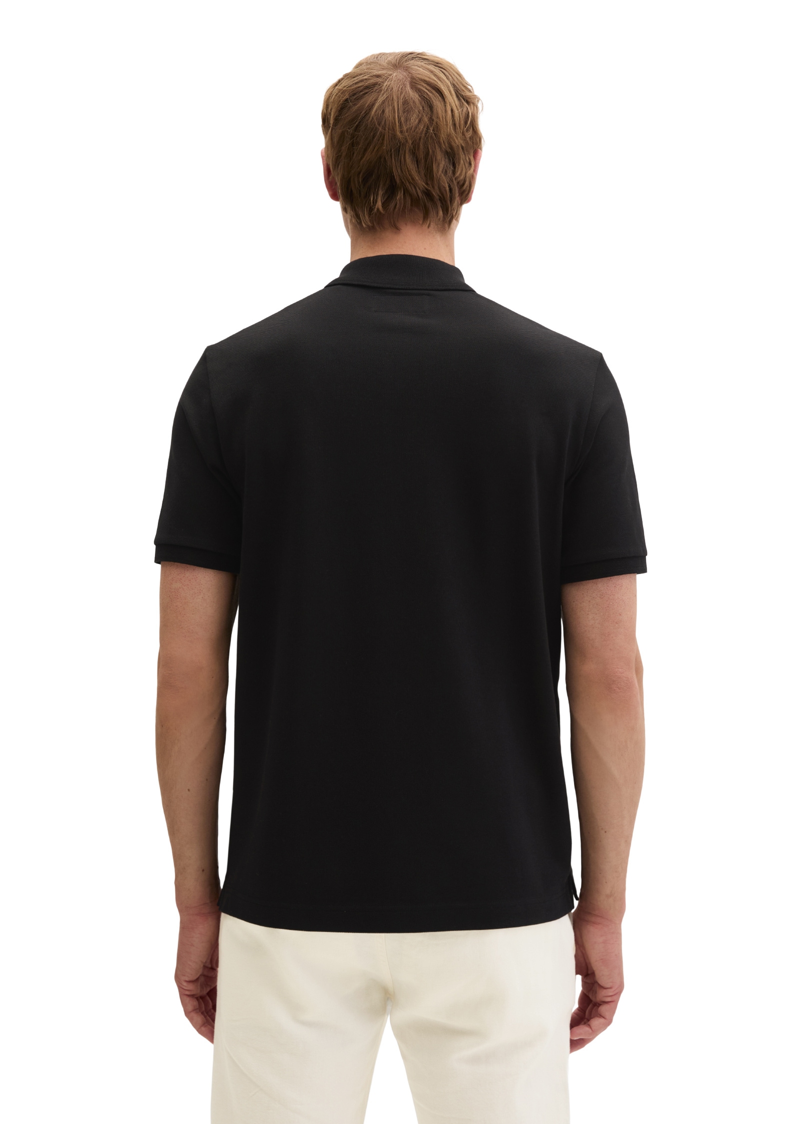 Marc O'Polo Poloshirt »aus mittelschwerem Bio-Baumwoll-Viskose-Mix«