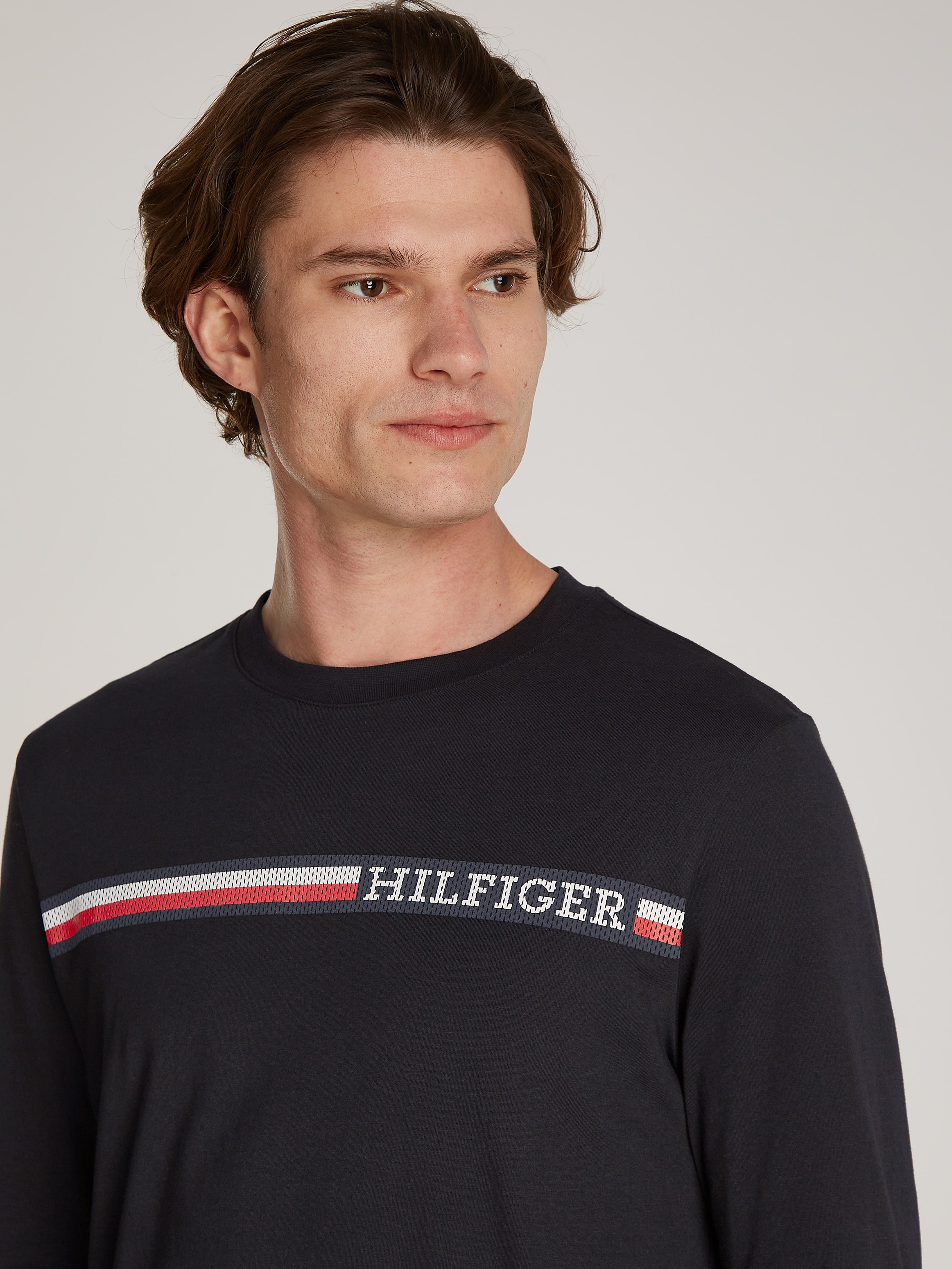 Tommy Hilfiger Longsleeve »CHEST STRIPE LS TEE«