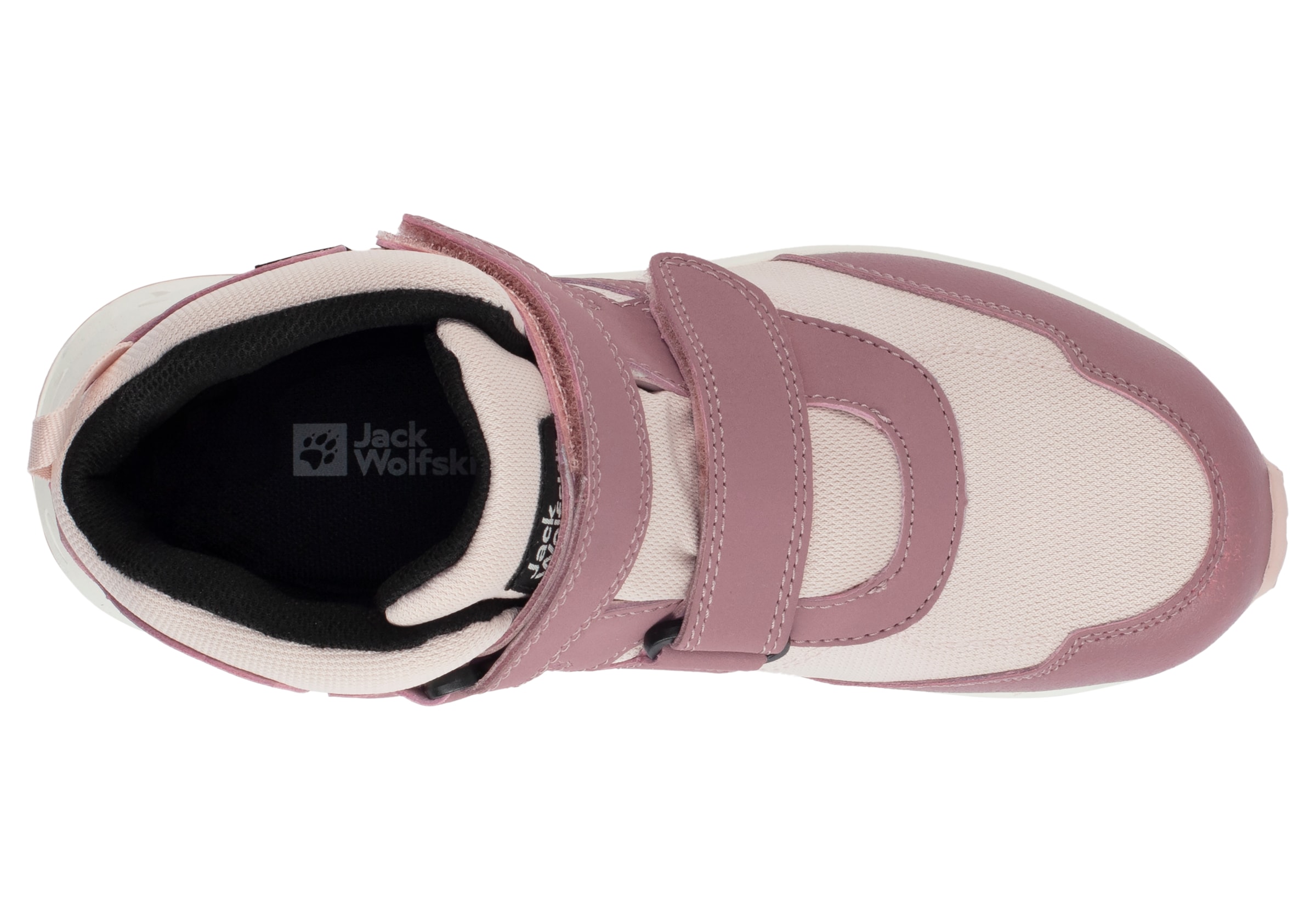 Jack Wolfskin Wanderschuh »WOODLAND TEXAPORE MID VC K«, wasserdicht mit Klettverschluss