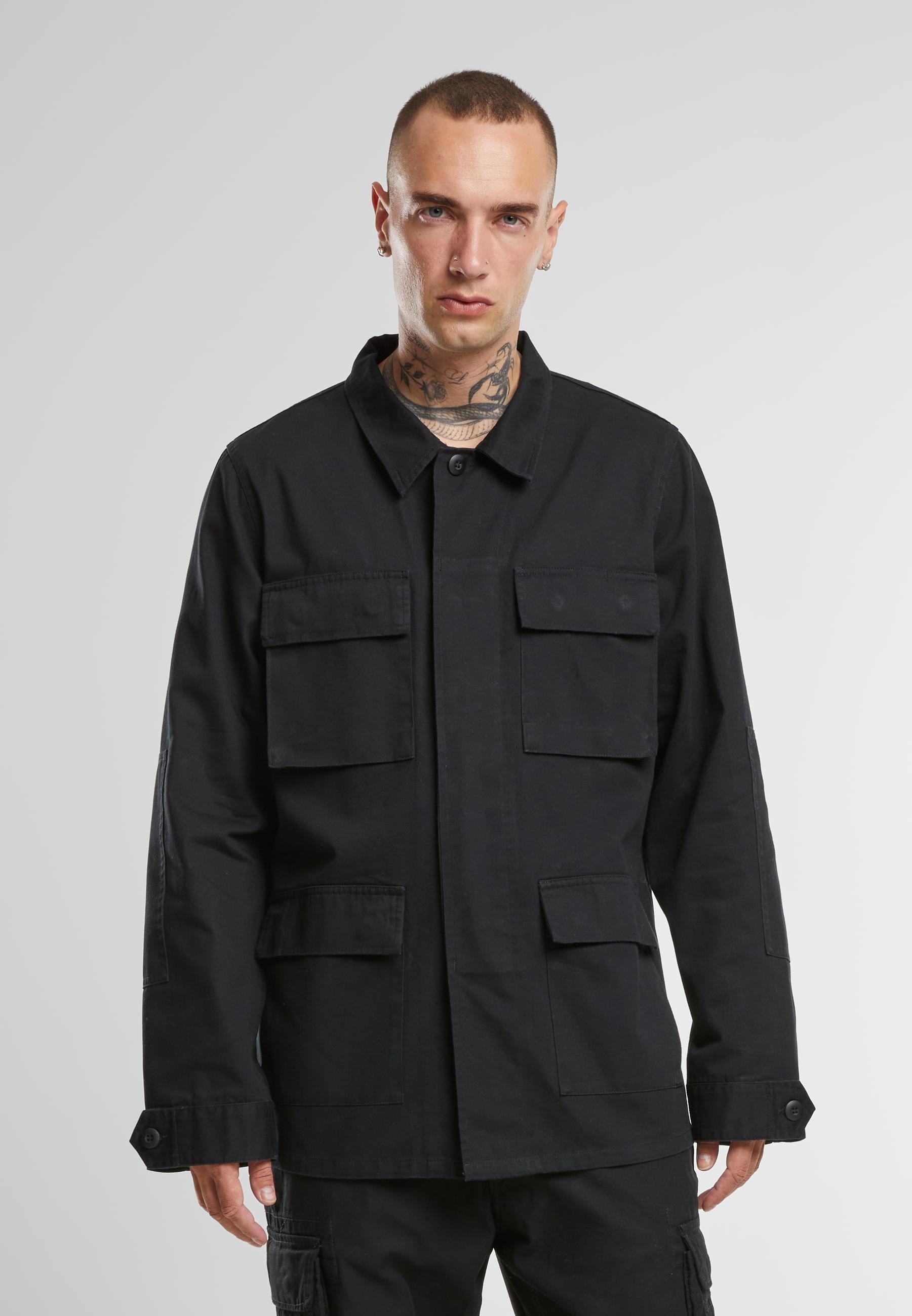 Brandit Allwetterjacke »Brandit Brandit Men BDU Twill Jacket«, (1 St.), ohne Kapuze