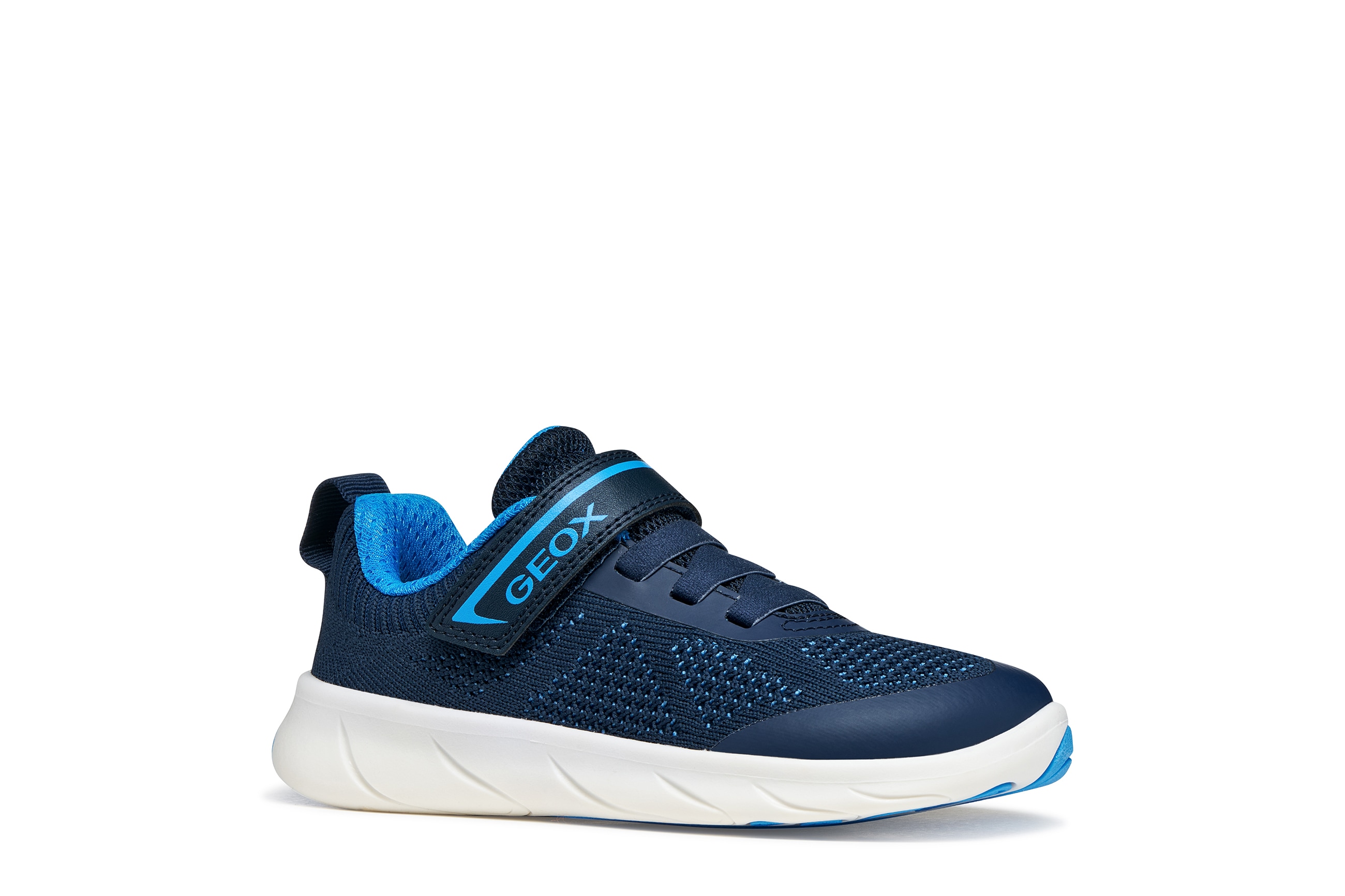 Geox Barfußschuh "J FOOT-RUN BOY" Klettschuh mit Logo, Größenschablone zum Download
