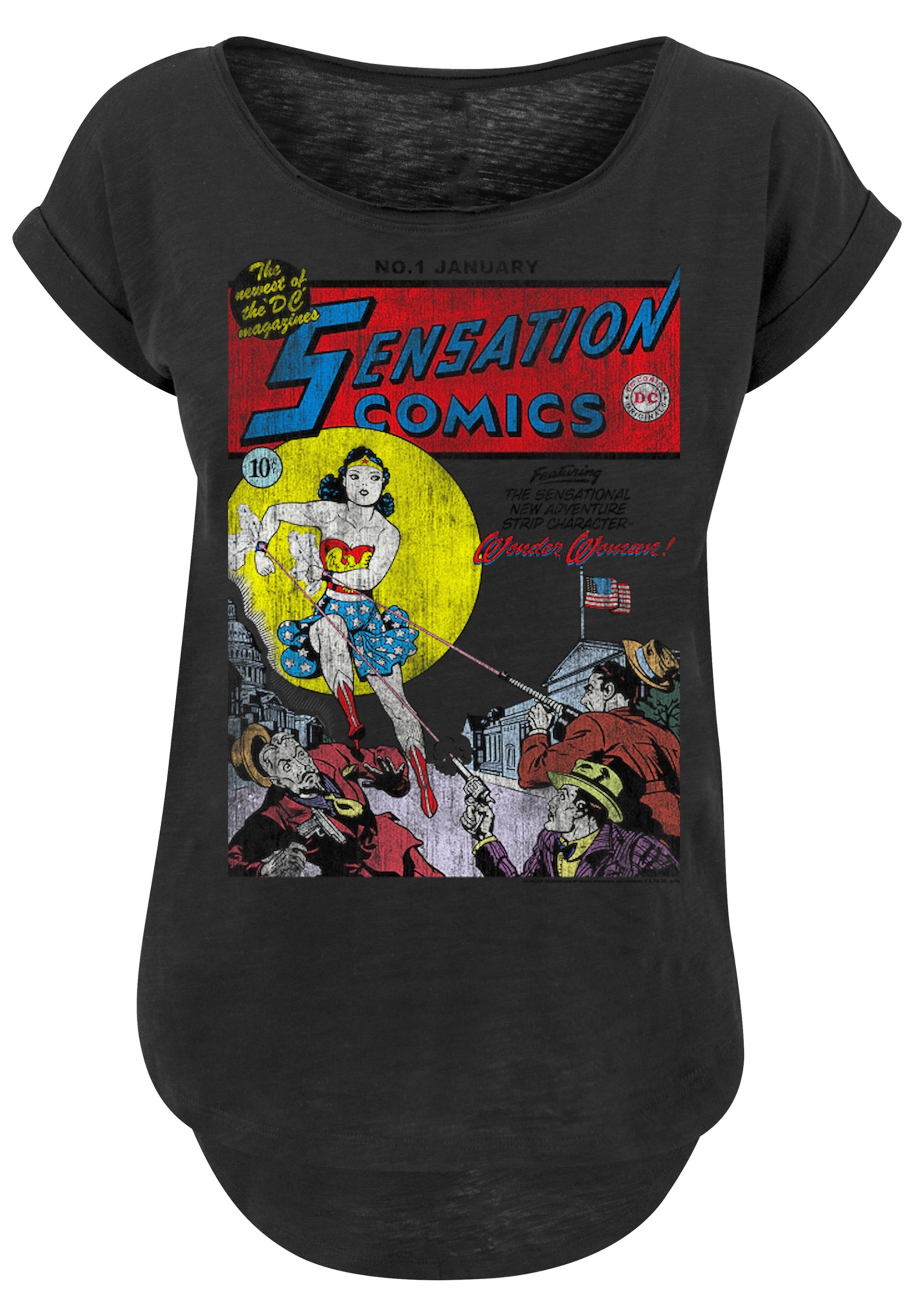 F4NT4STIC T-Shirt »DC Comics Wonder Woman Sensation Comics«, Print