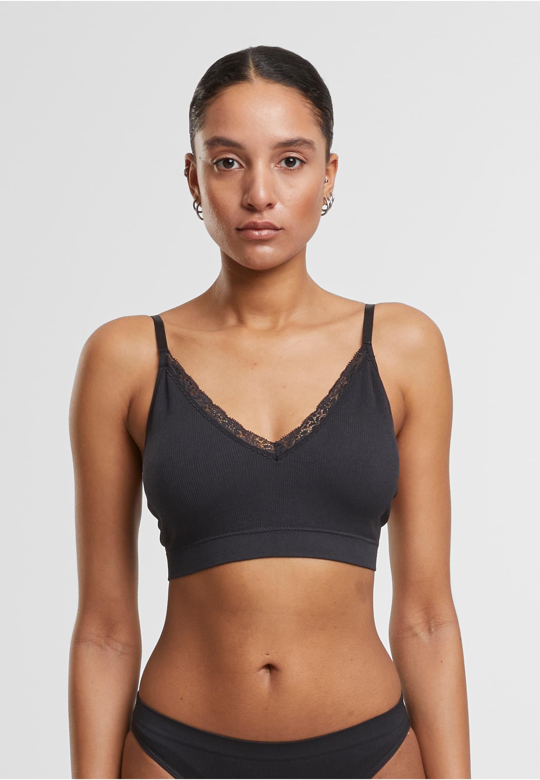 URBAN CLASSICS Sport-BH »Urban Classics Ladies Padded Rip Bra 2-Pack«