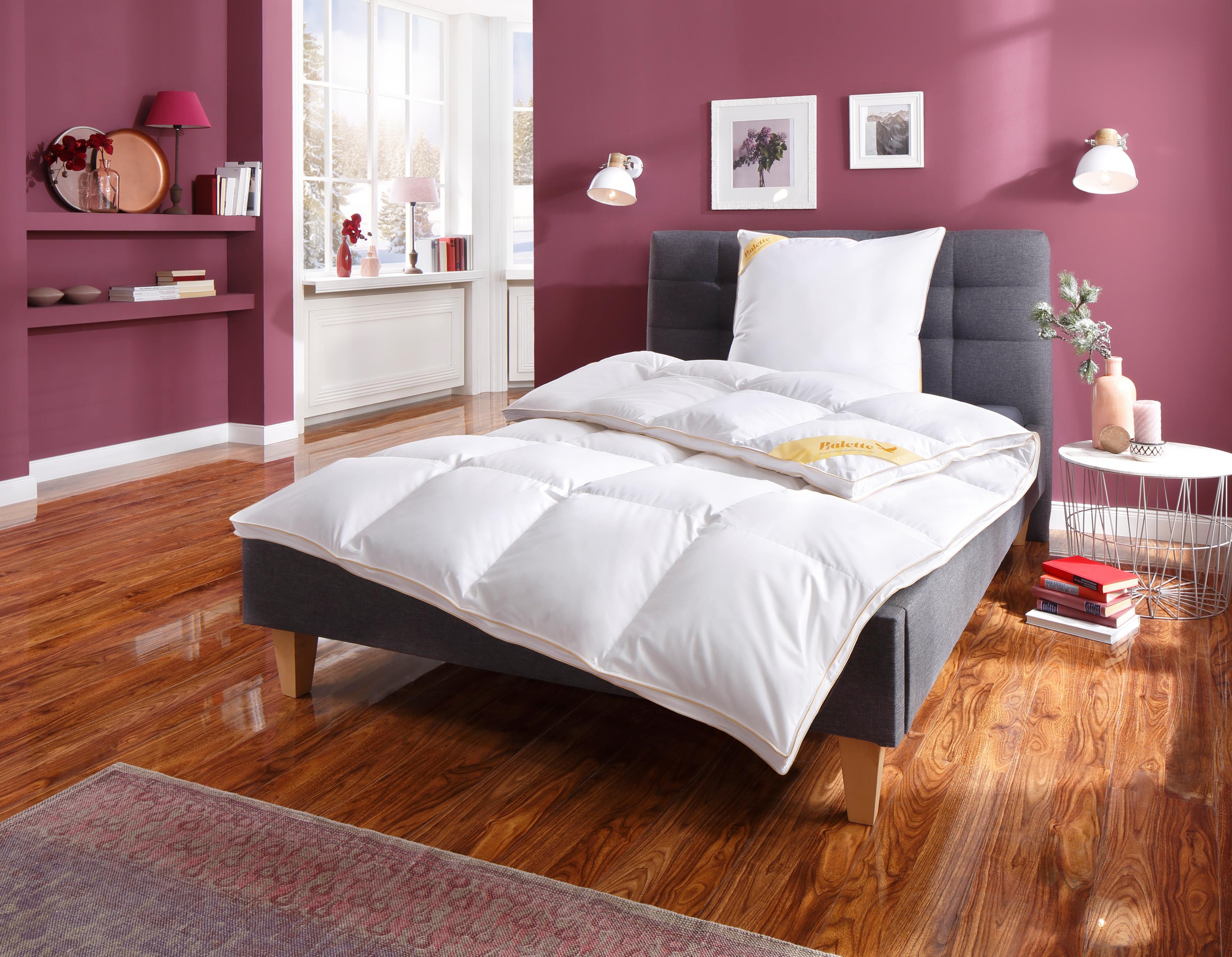 Balette Gänsedaunenbettdecke "Aileen" extrawarm Füllung 100% Gänsedaunen 1 Stk. tlg. Hochwertiges Produkt mit natürlicher Füllung