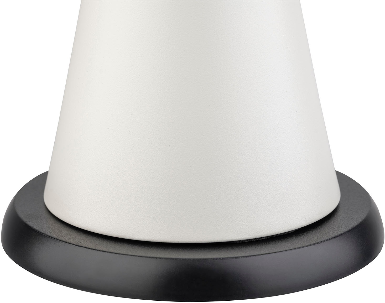 APS LED Tischleuchte »Akku-Tischleuchte "CONE", Höhe 18 cm«, 1 flammig, Leuchtmittel LED-Modul | LED fest integriert, inkl. Ladestation, USB-Ladekabel und Fernbedienung