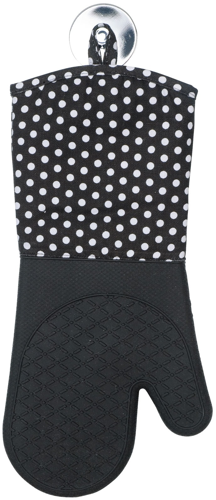 WENKO Topfhandschuhe »Modell Silikon«, (Set, 2 tlg.), Ofen- und Grillhandschuhe, Hitzeschutz, Baumwollinnenseite, 1 Paar
