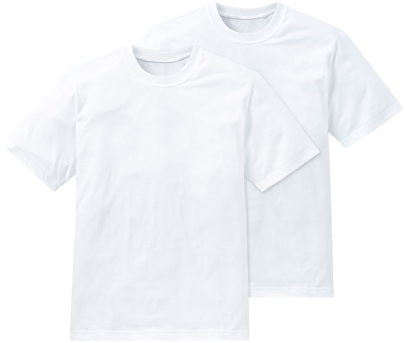 Schiesser T-Shirt »"Essentials"«, (2er-Pack), mit Rundhalsausschnitt