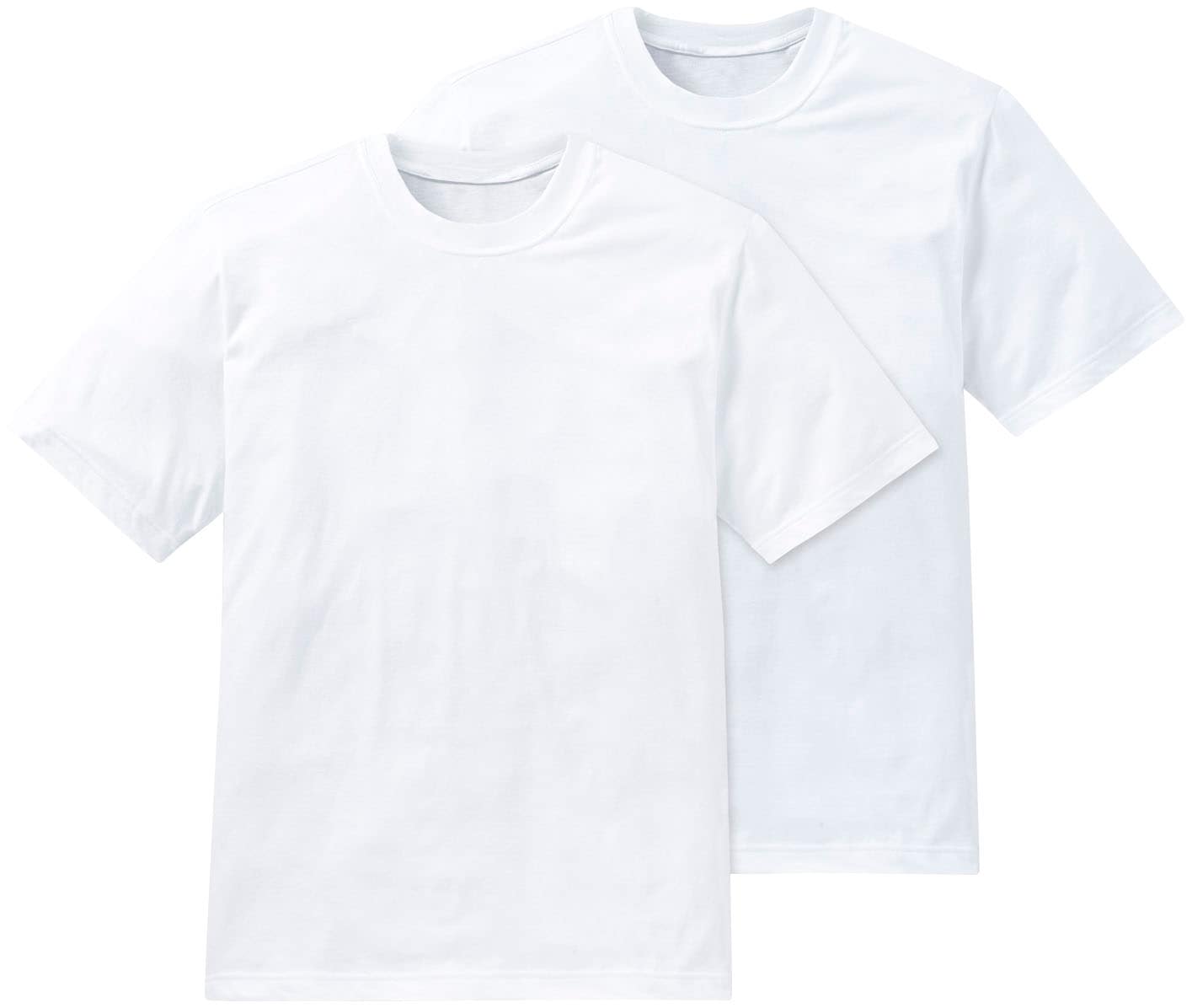 Schiesser T-Shirt "Essentials" 2er-Pack, mit Rundhalsausschnitt, mit kurzen Ärmeln
