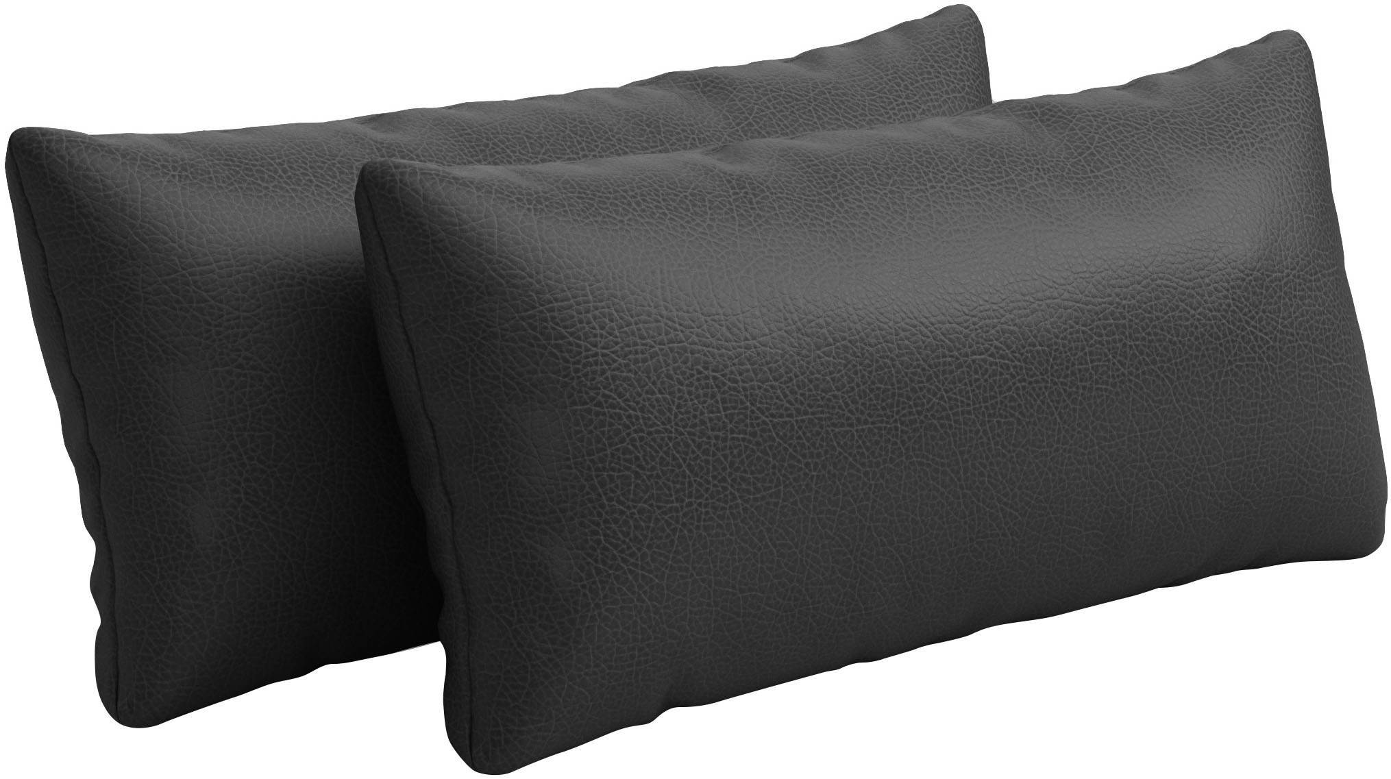 Auflagekissen SIT & MORE "Amica", schwarz, B:65cm H:25cm T:12cm, Polsterauflagen, zur Auswahl Sets mit 2 oder 3 Stück