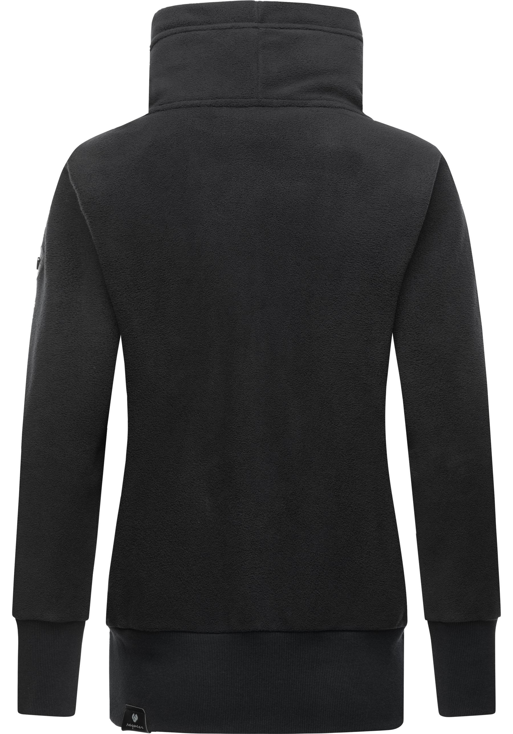 Ragwear Sweatshirt »Neska Fleece«, modischer Longsleeve Fleecepullover mit hohem Kragen