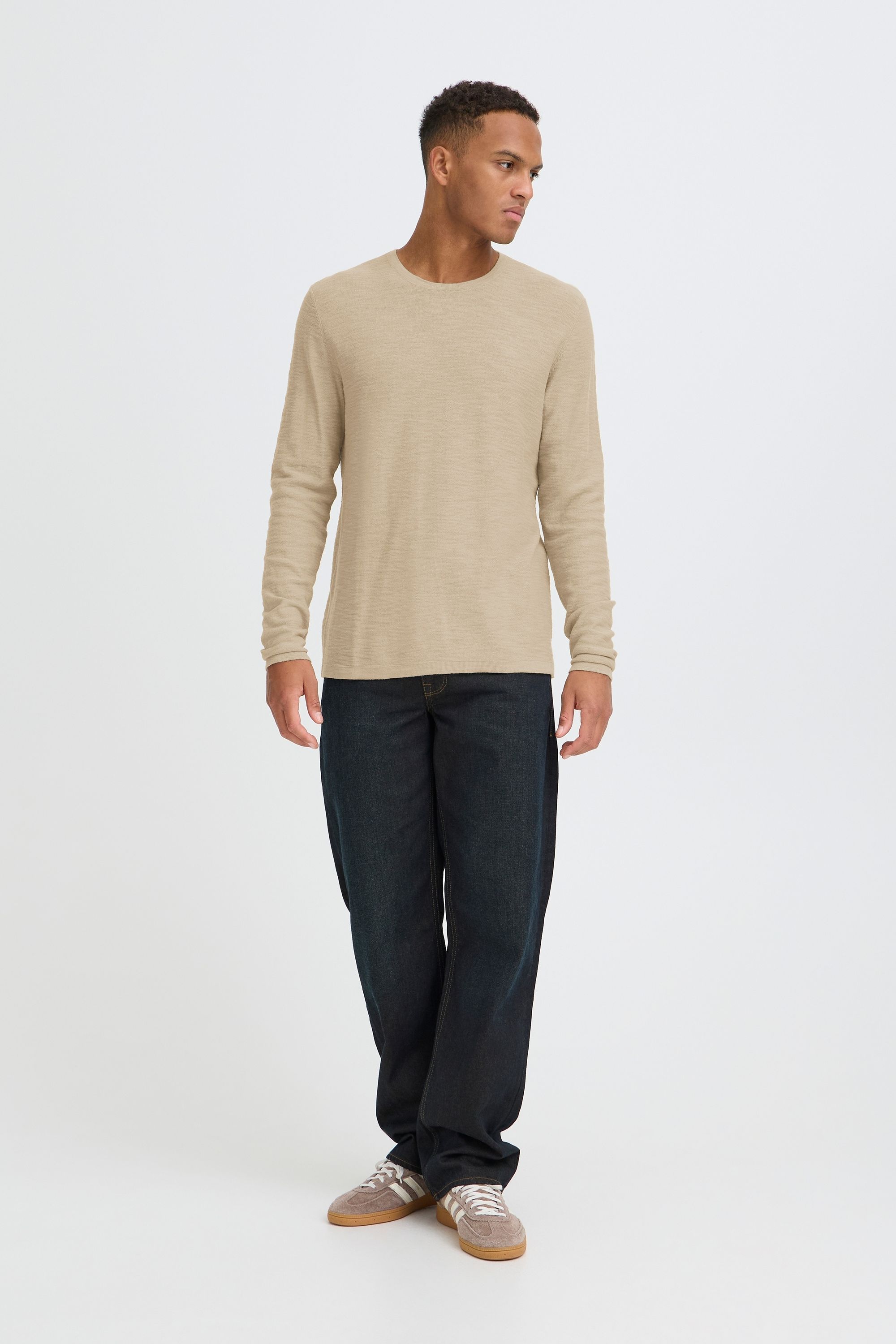 Thumbnail - Blend Strickpullover "BHAbas" Basic Strickpullover mit Rundhalsausschnitt