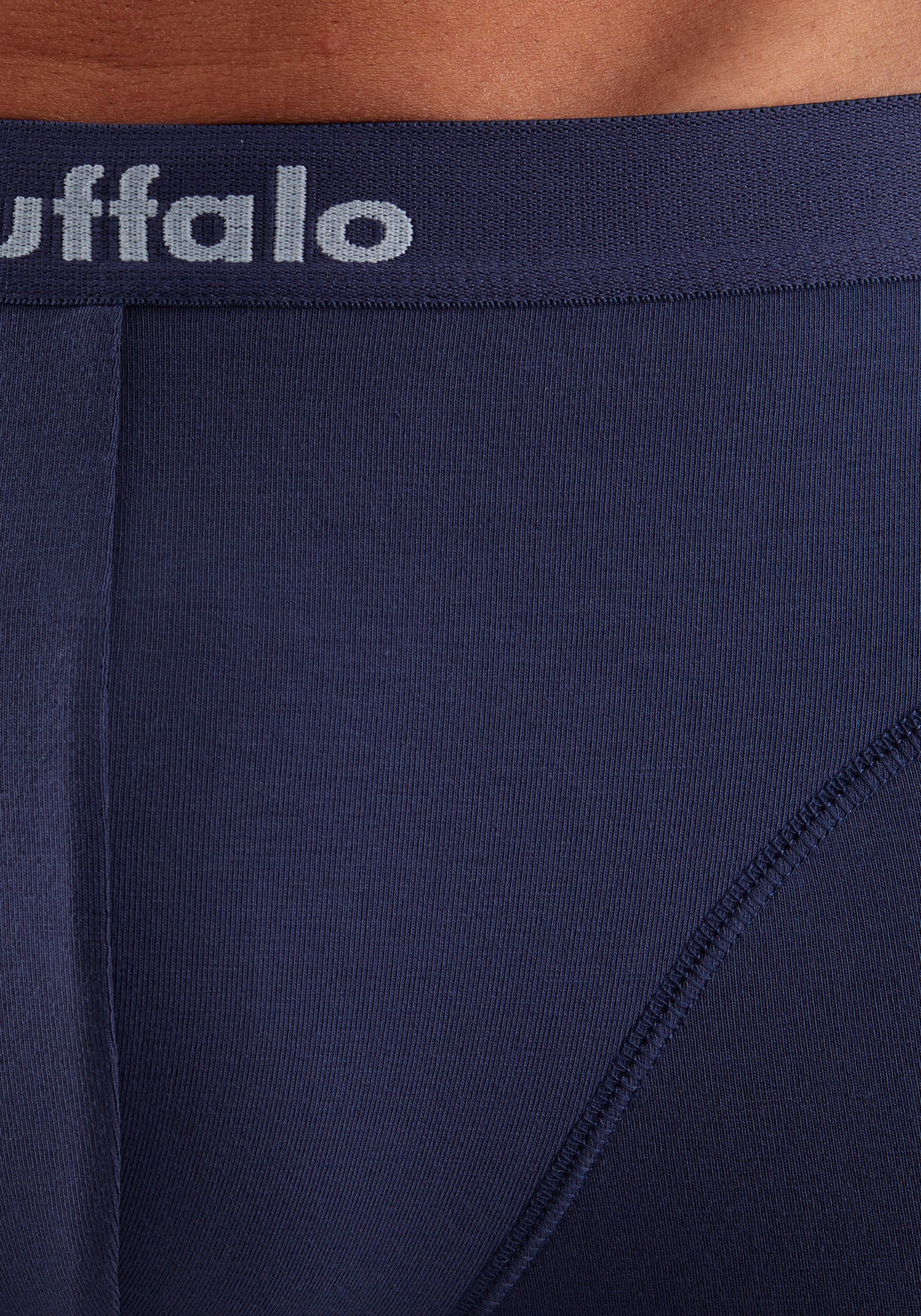 Buffalo Hipster, (Packung, 3 St.), knapp sitzende Boxershorts aus Baumwollmischung