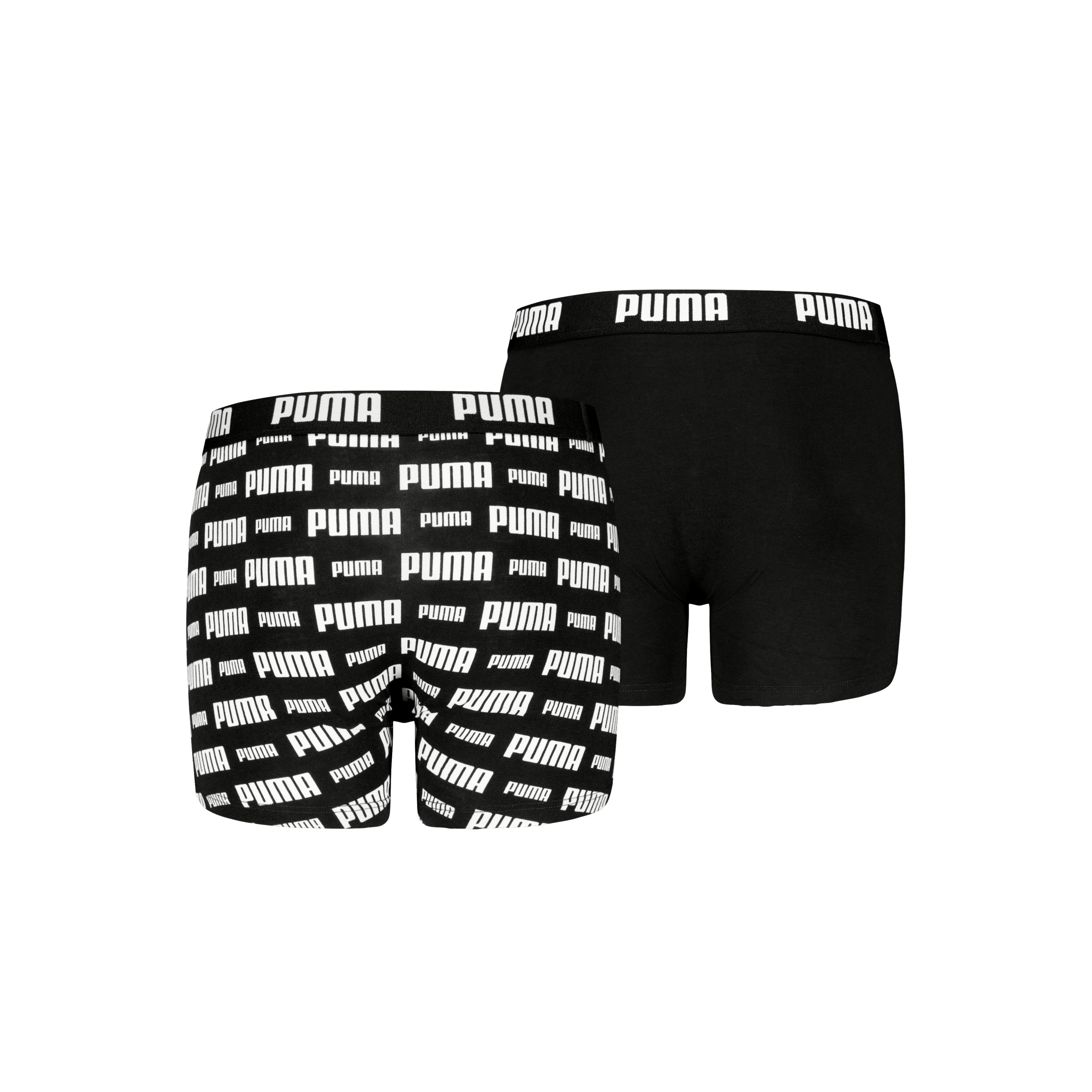 PUMA Boxershorts "PUMA BOYS EVERYDAY LOGO PRINT BOXERS 2P" Packung, mit breitem Logobund