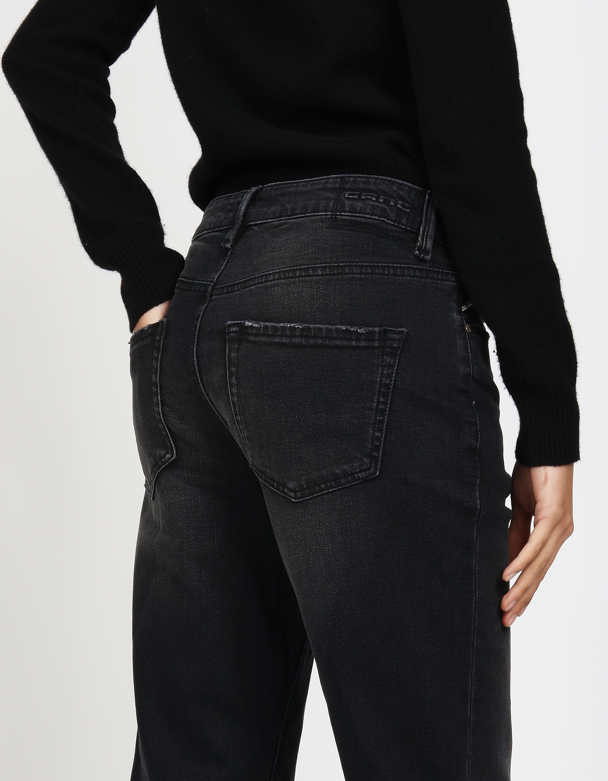 GANG Straight-Jeans »94THELMA«, mit Detail oberhalb der Münztasche