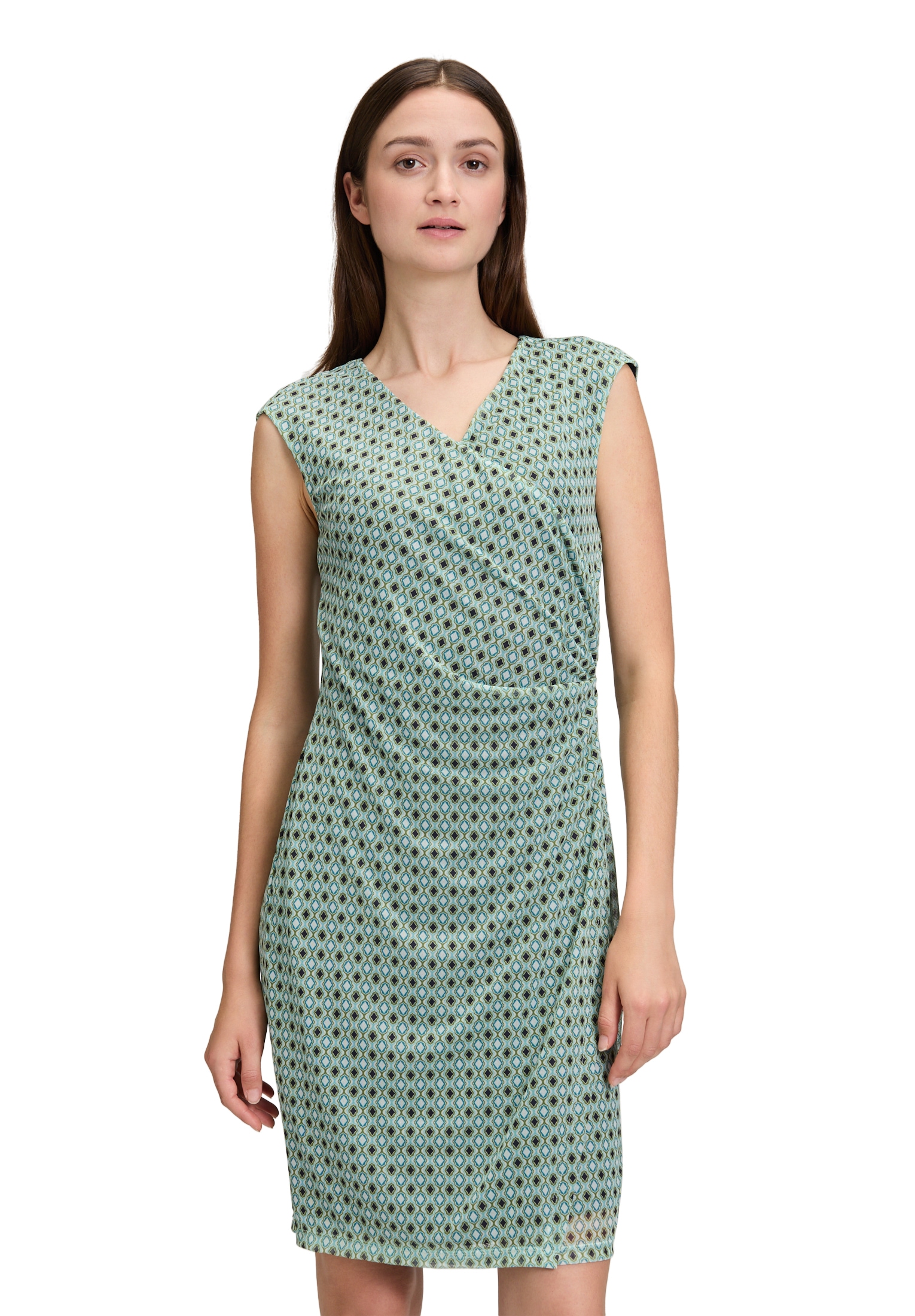 Cartoon Druckkleid "Damen ohne Arm" Ohne Tasche günstig online kaufen