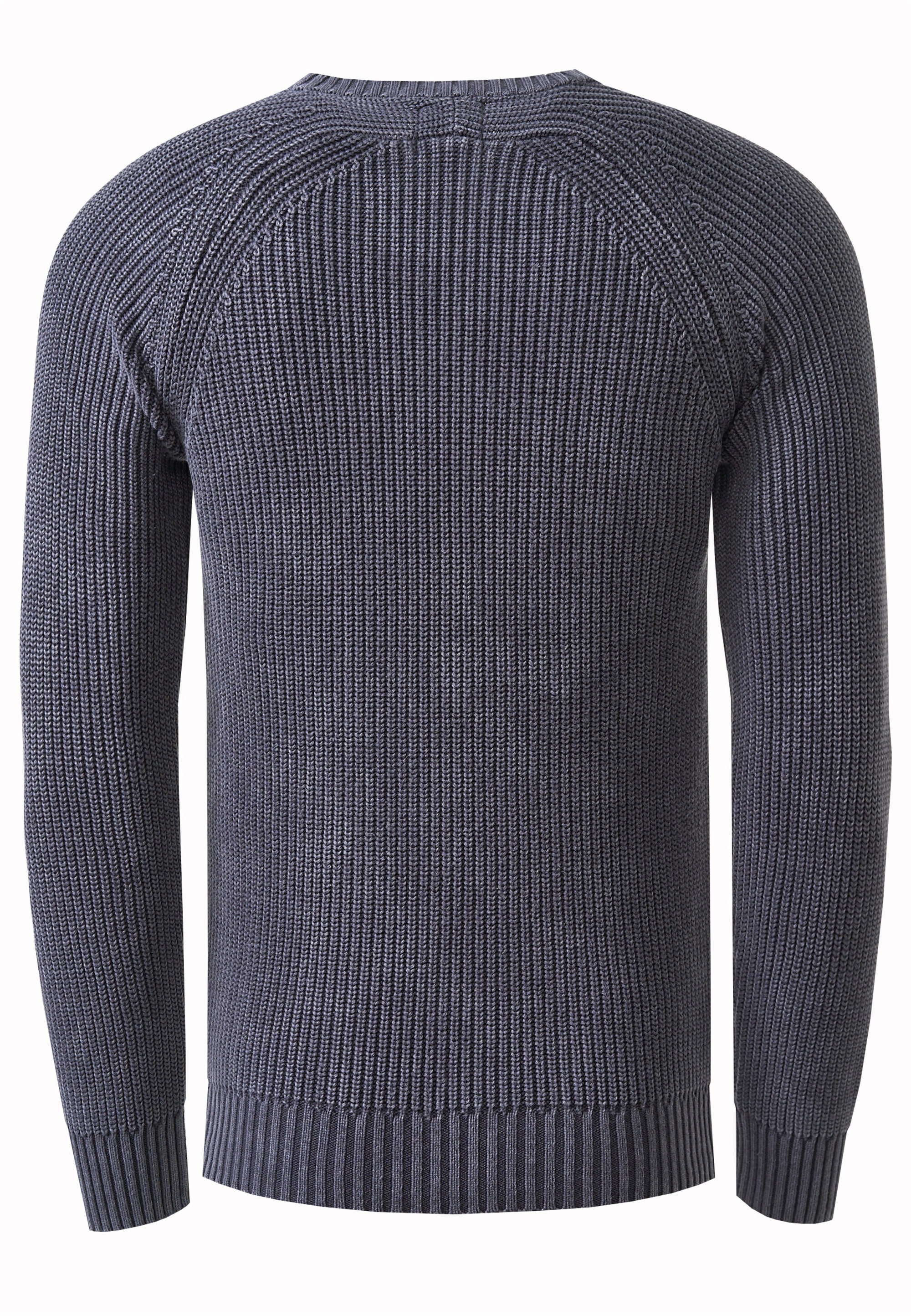 Rusty Neal Strickpullover, im einfarbigen Design