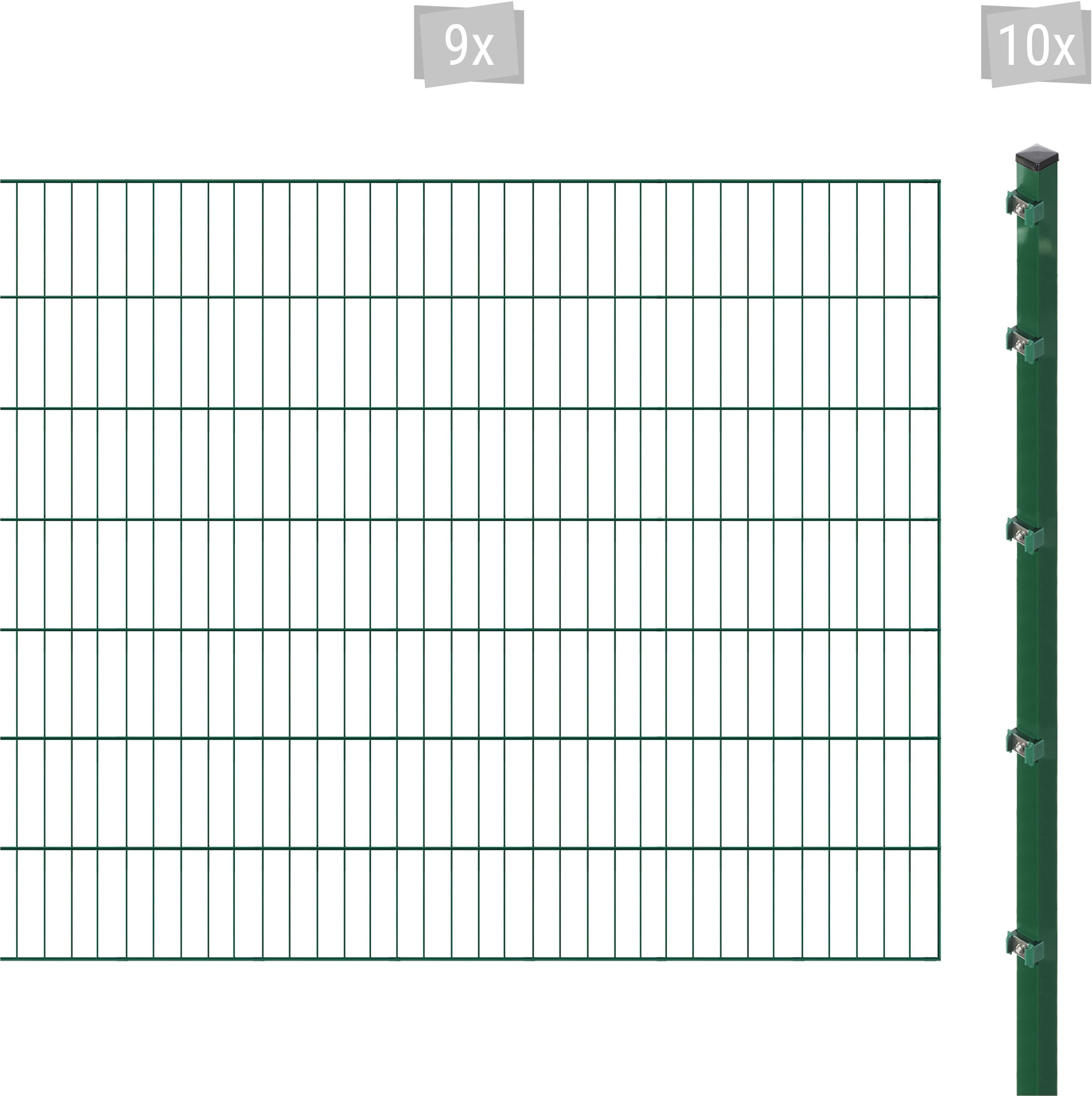 Arvotec Einstabmattenzaun "ESSENTIAL 140 zum Aufschrauben", Zaunhöhe 140 cm, Zaunlänge 2 - 60 m