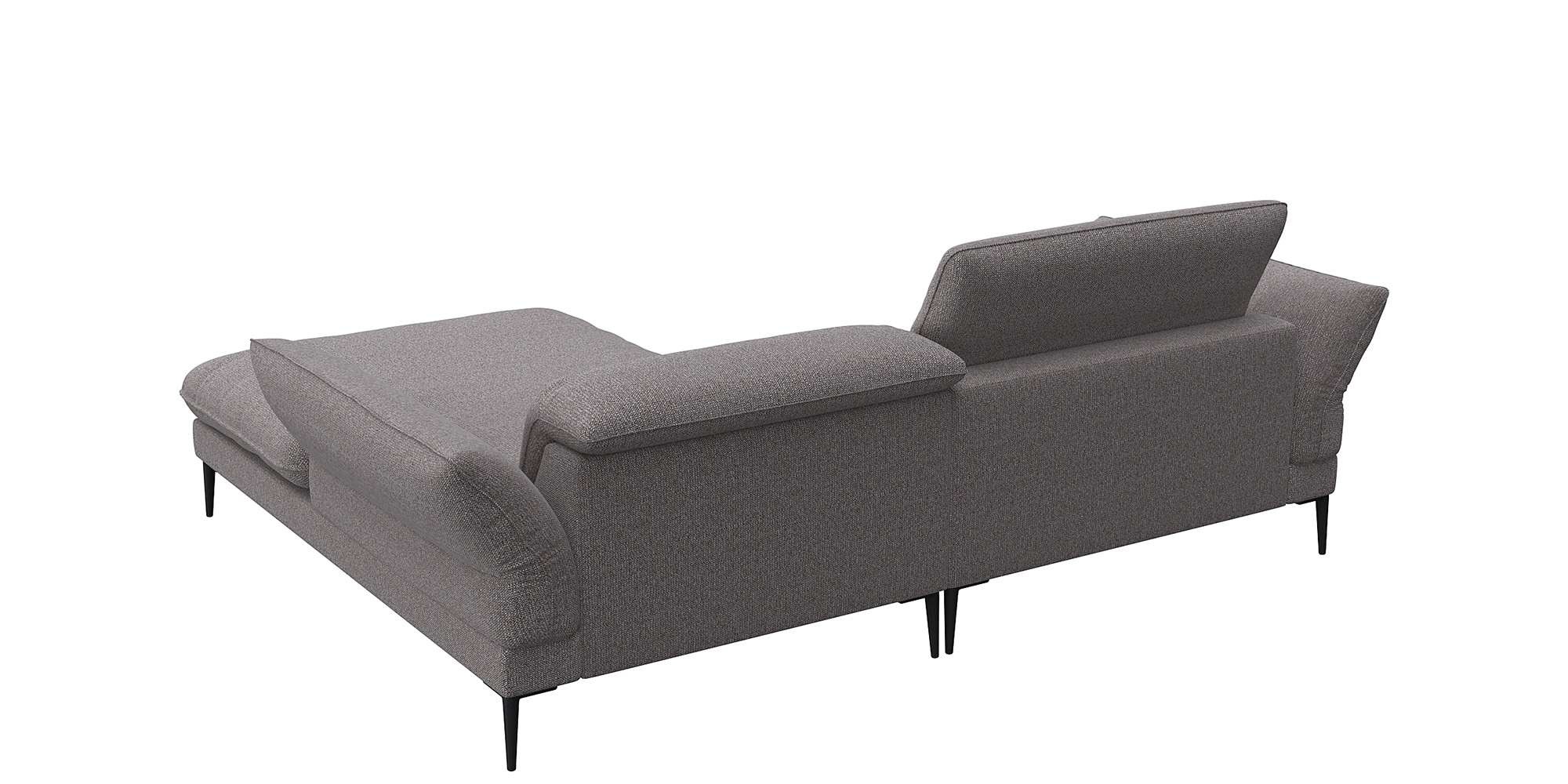 FLEXLUX Ecksofa »Salino, Funktionssofa mit Recamiere, Relaxsofa, L-Form«, mit Arm- und Kopfteilverstellungen, Kaltschaum im Sitz, B/T 245/182 cm