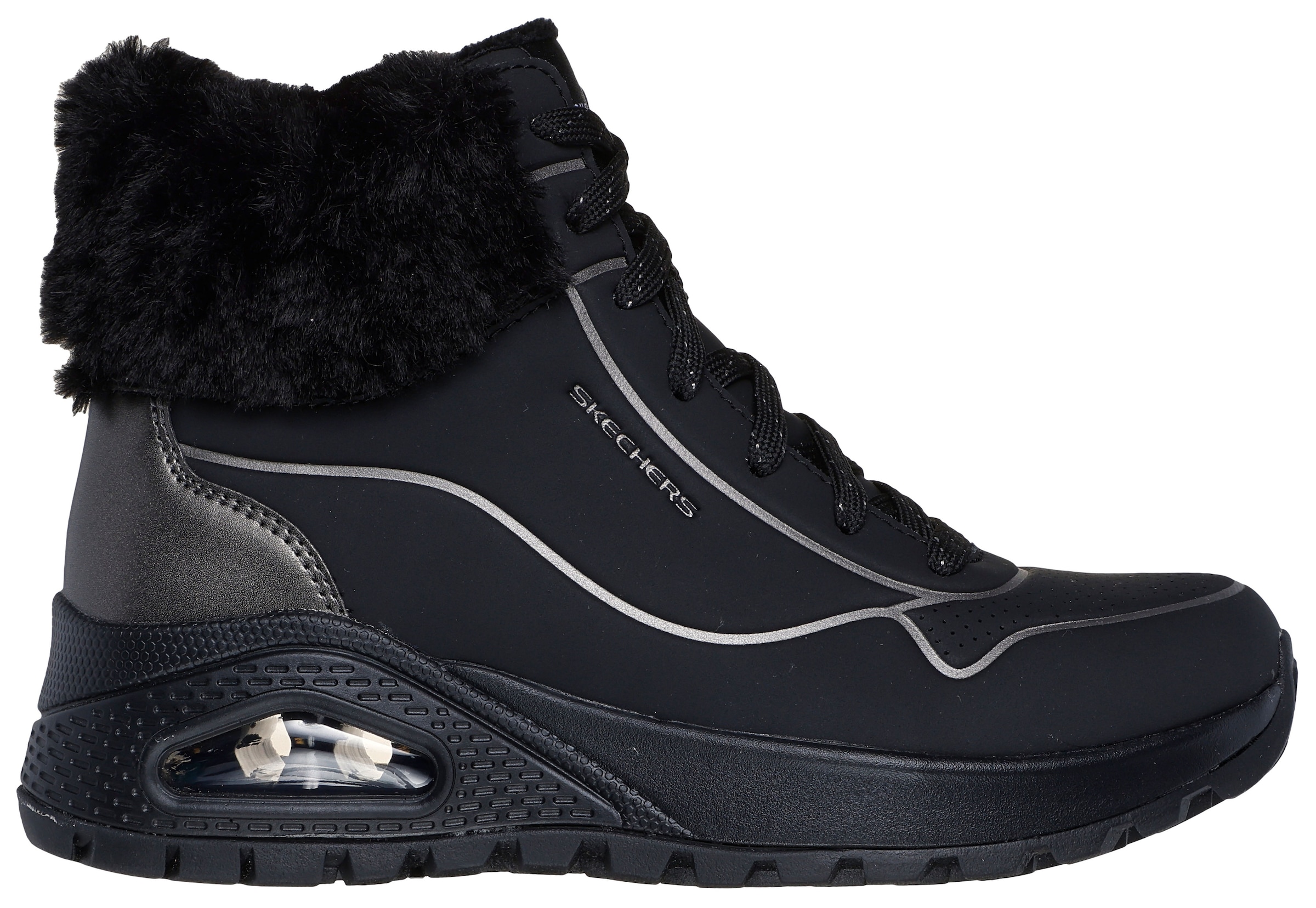 Skechers Keilsneaker »UNO RUGGED«, Sneaker, Keilsneaker, Winterboots mit hochwertiger Dämpfung