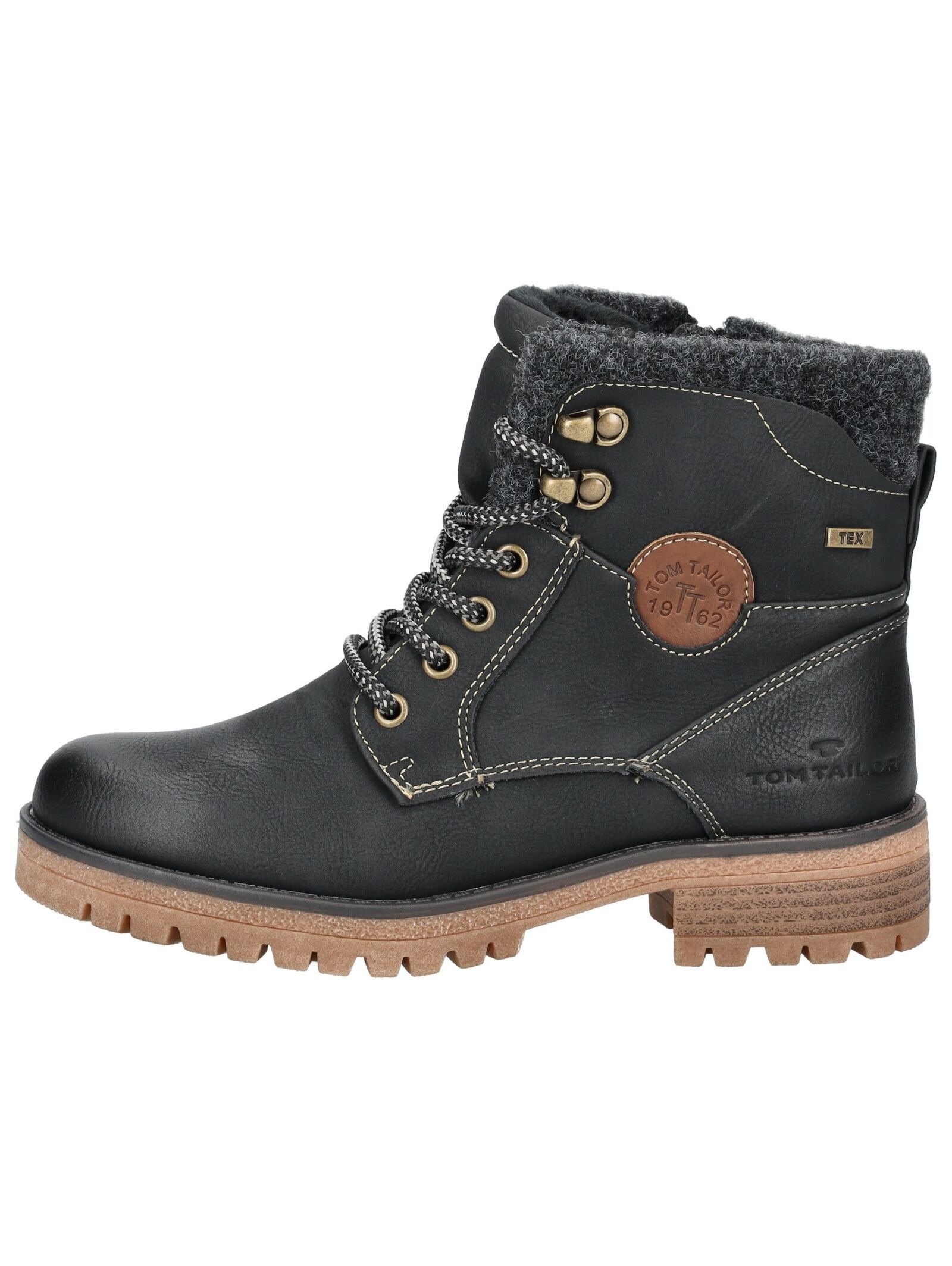 TOM TAILOR Schnürstiefelette »Tom Tailor Stiefelette Lederimitat«